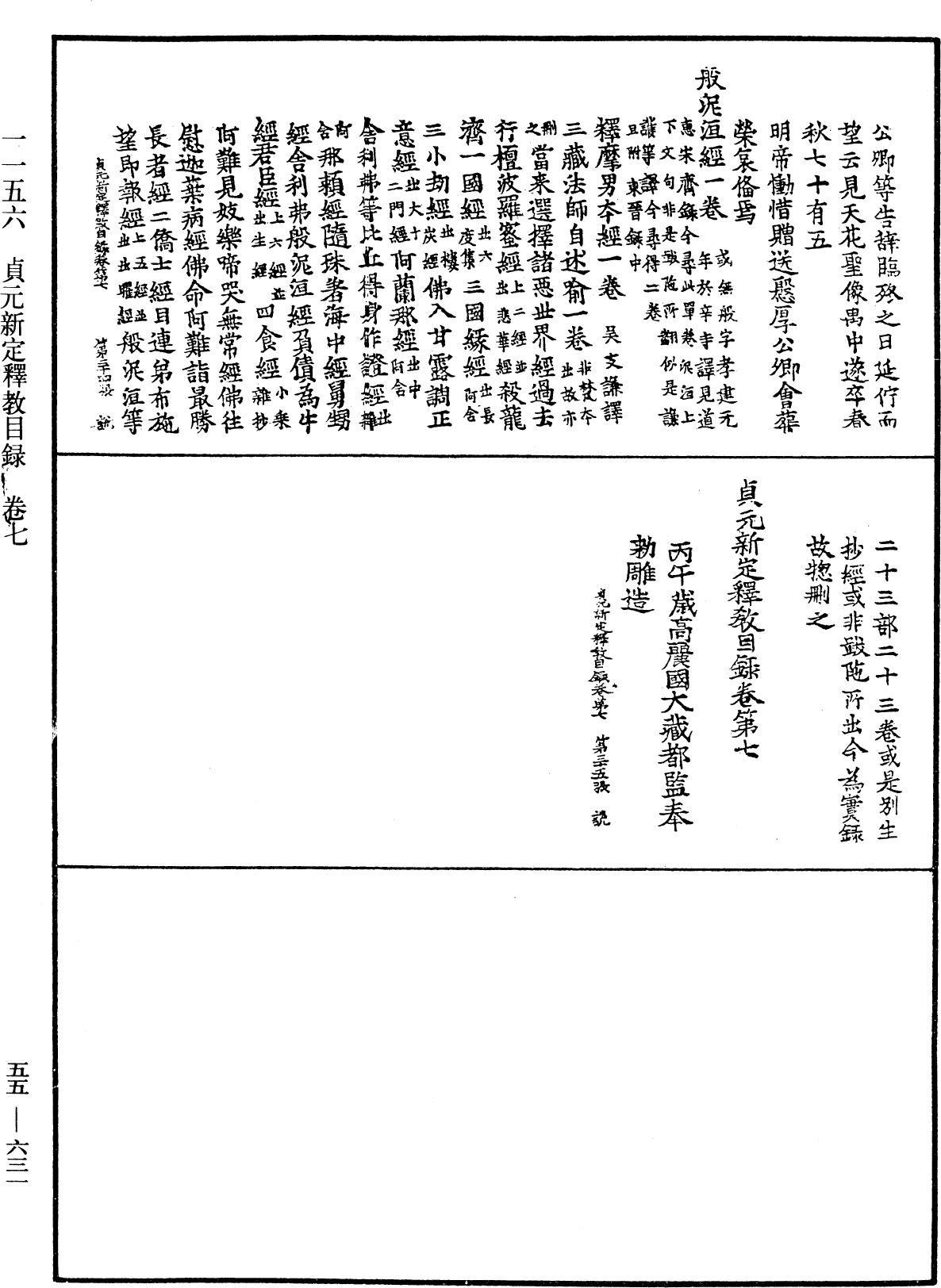 貞元新定釋教目錄《中華大藏經》_第55冊_第631頁