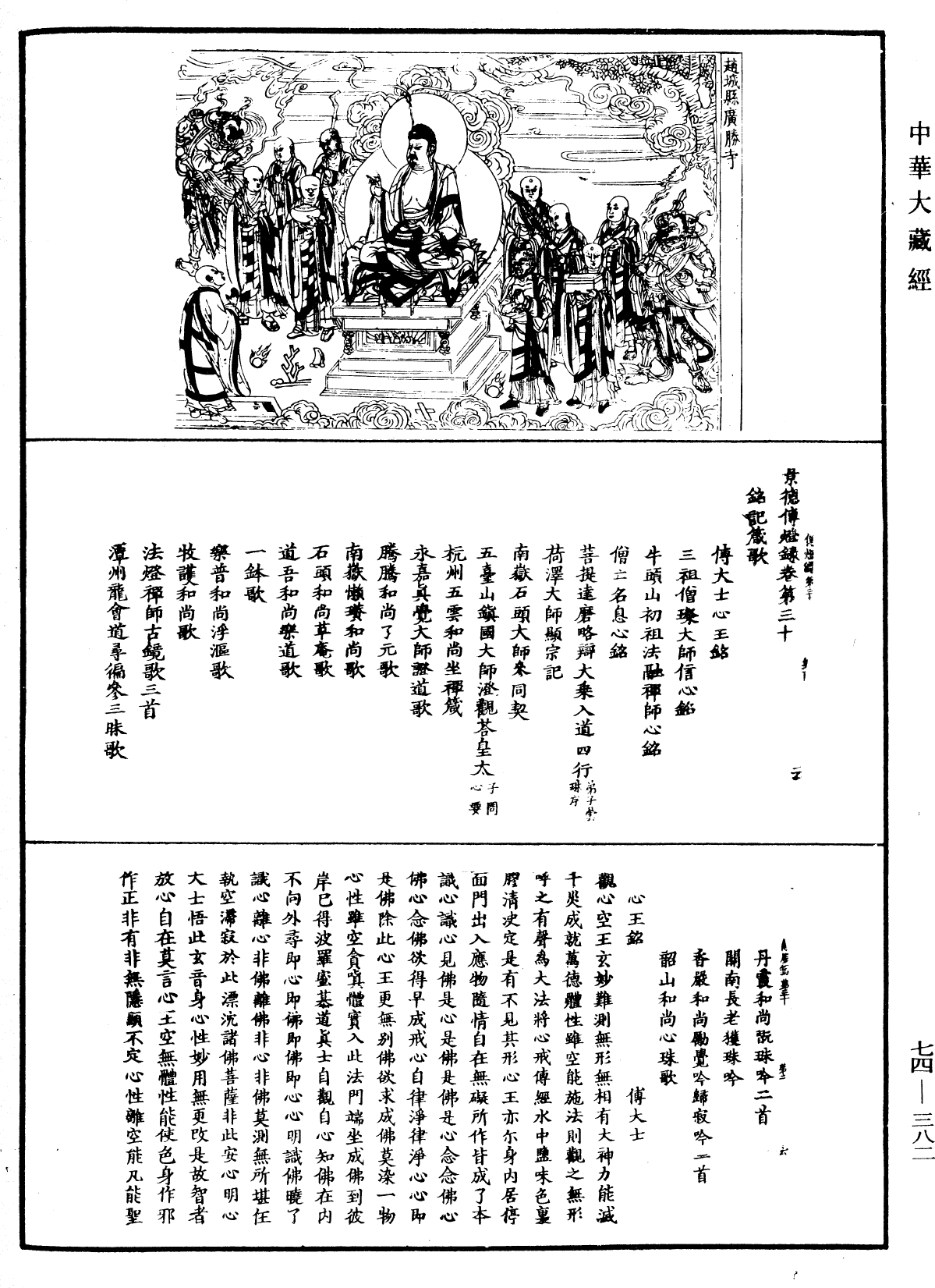 景德傳燈錄《中華大藏經》_第74冊_第382頁