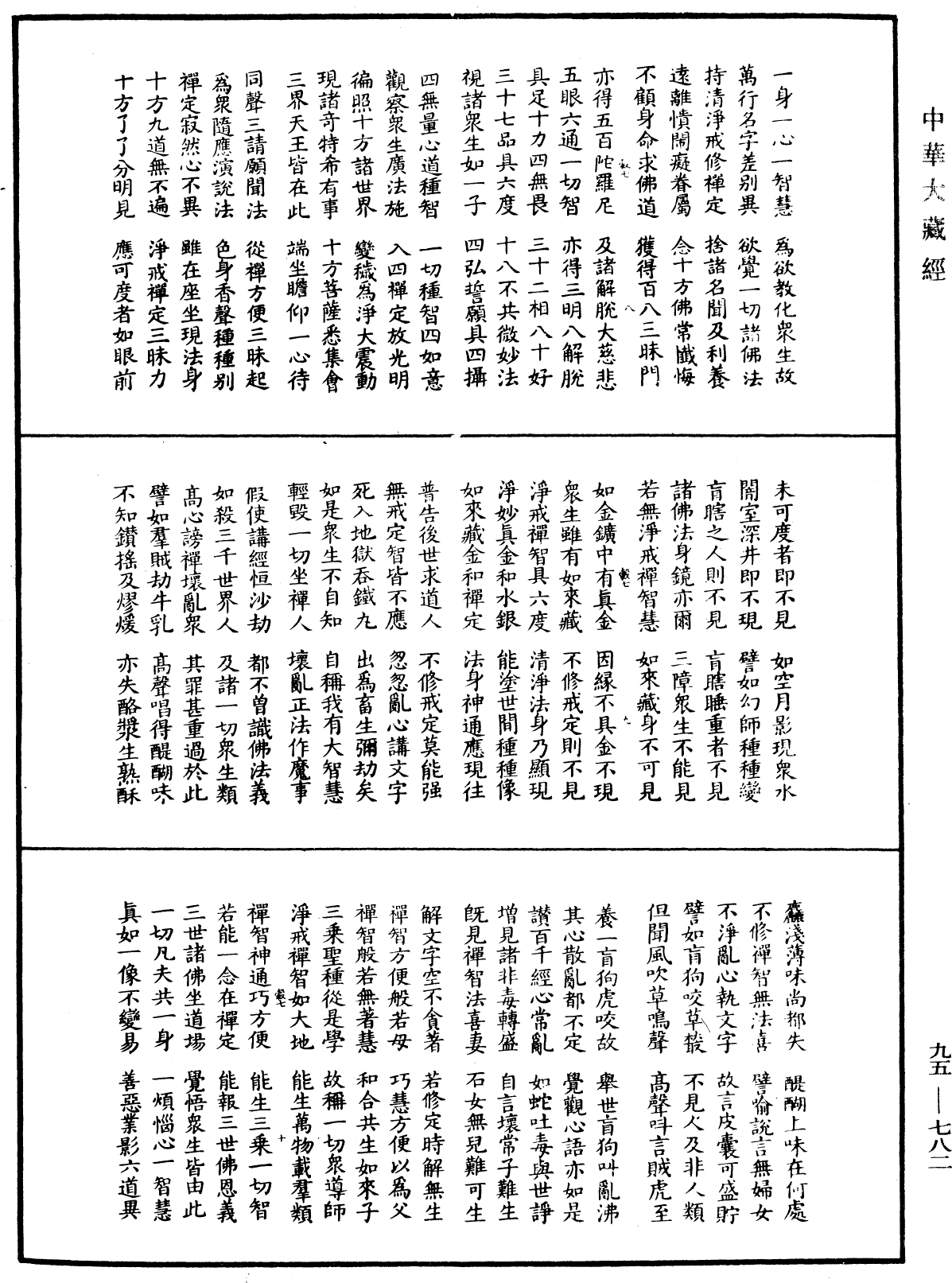 諸法無諍三昧法門《中華大藏經》_第95冊_第782頁