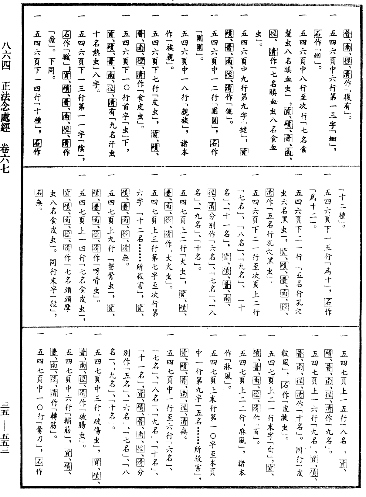 正法念處經《中華大藏經》_第35冊_第0553頁