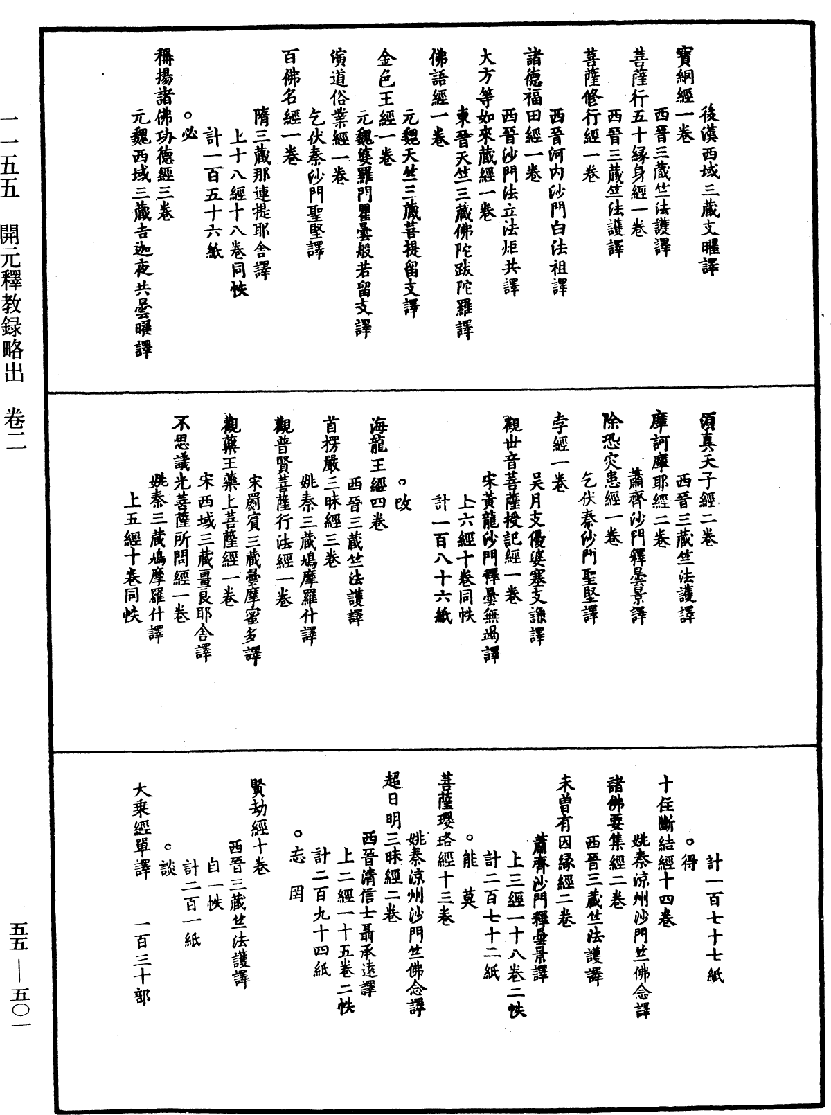 開元釋教錄略出《中華大藏經》_第55冊_第501頁