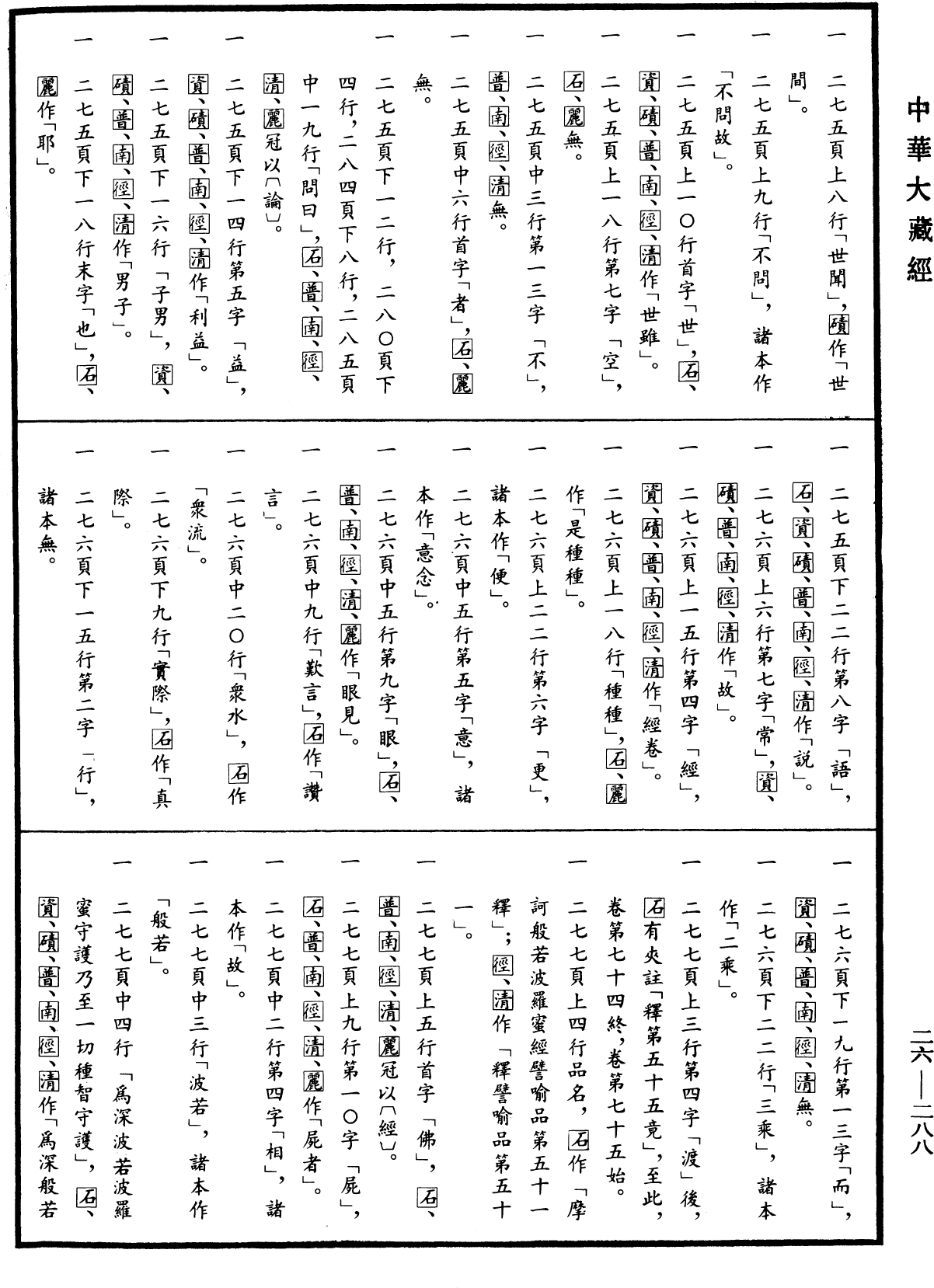 大智度論《中華大藏經》_第26冊_第288頁