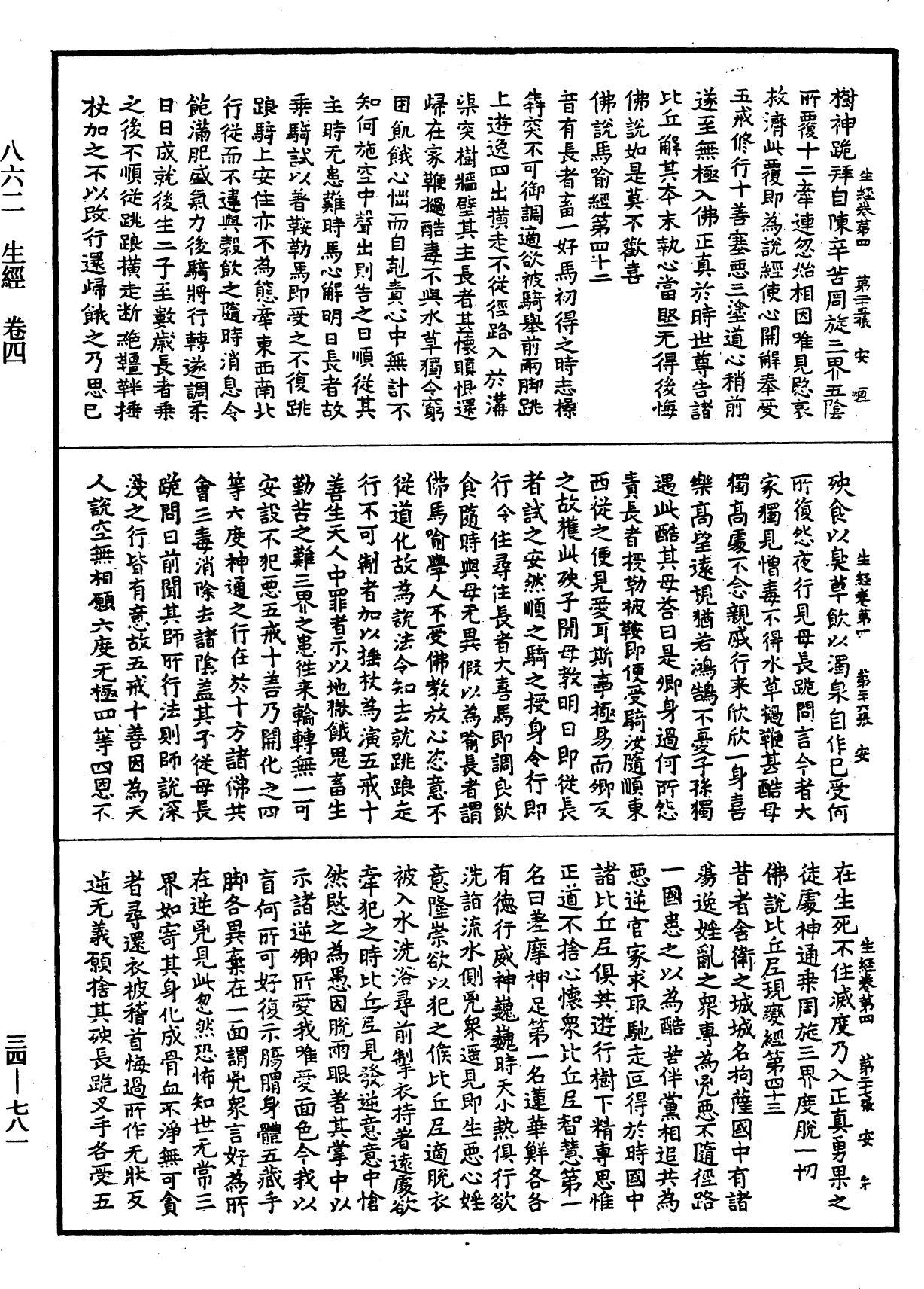 生經《中華大藏經》_第34冊_第0781頁