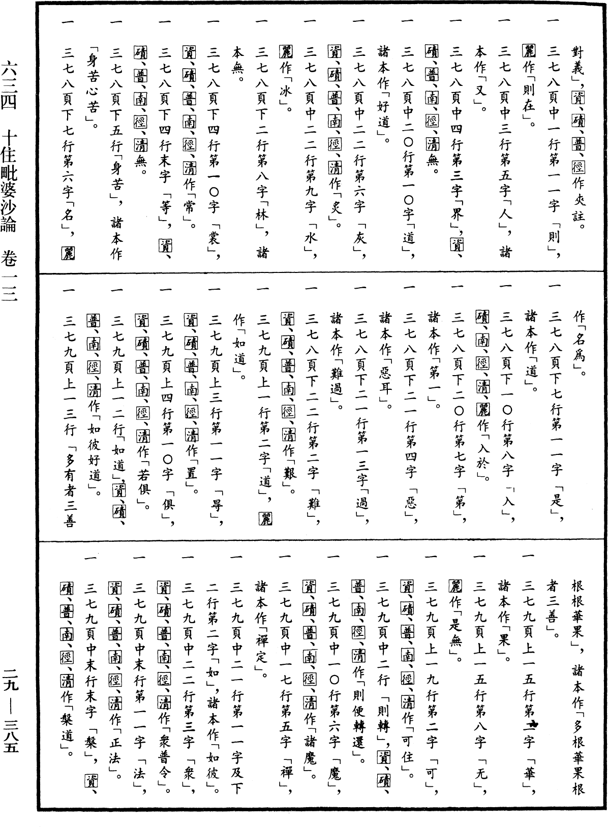 十住毗婆沙論《中華大藏經》_第29冊_第0385頁