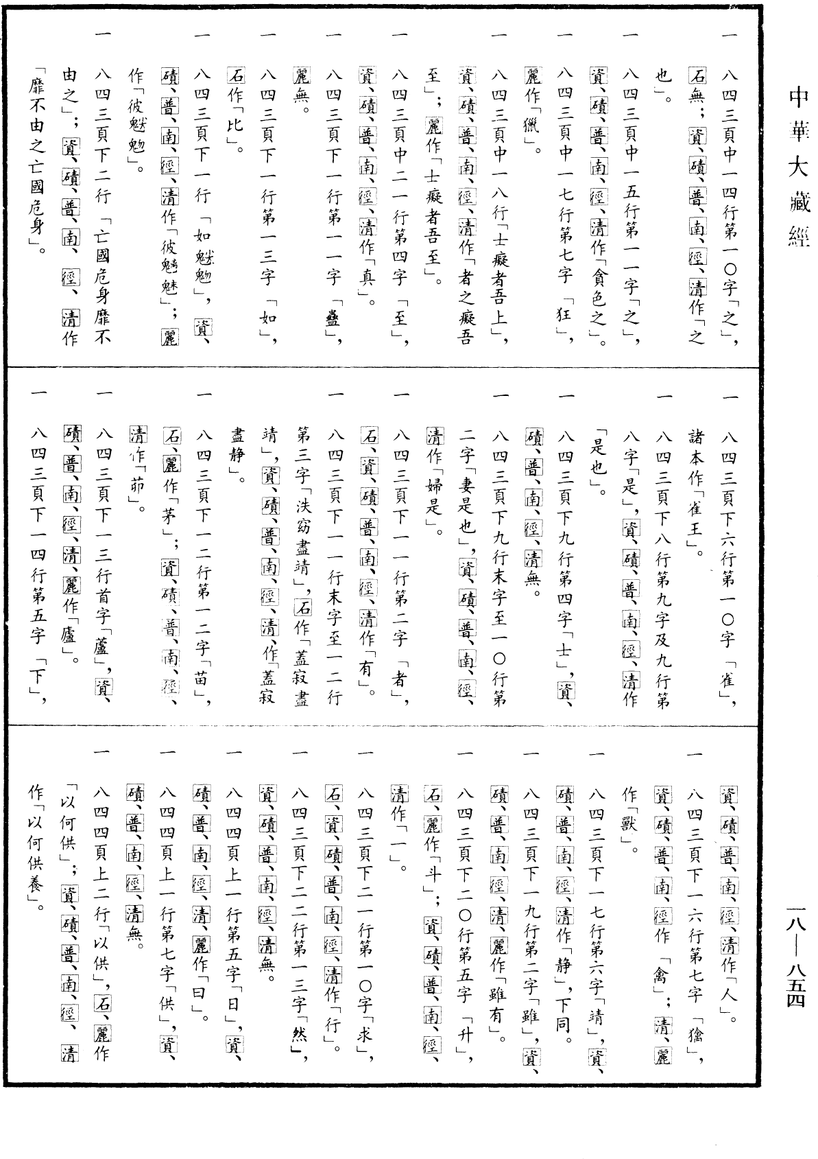 六度集經《中華大藏經》_第18冊_第854頁