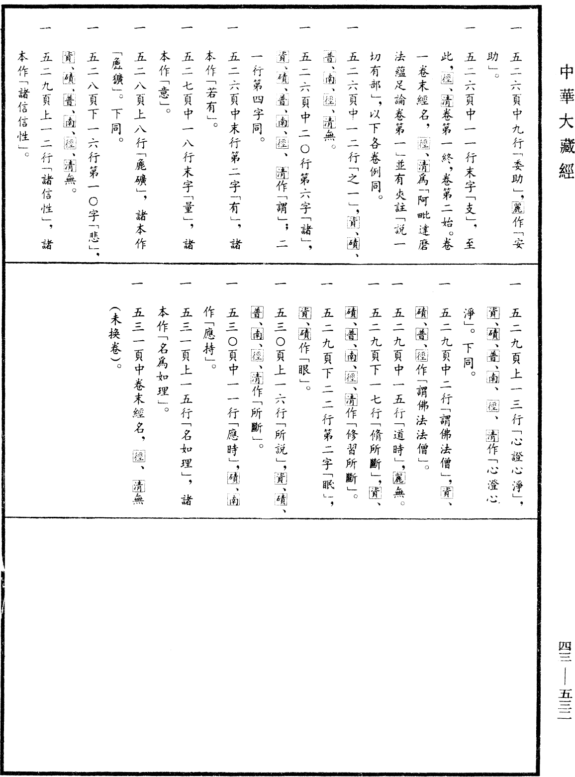 阿毗達磨法蘊足論《中華大藏經》_第43冊_第532頁