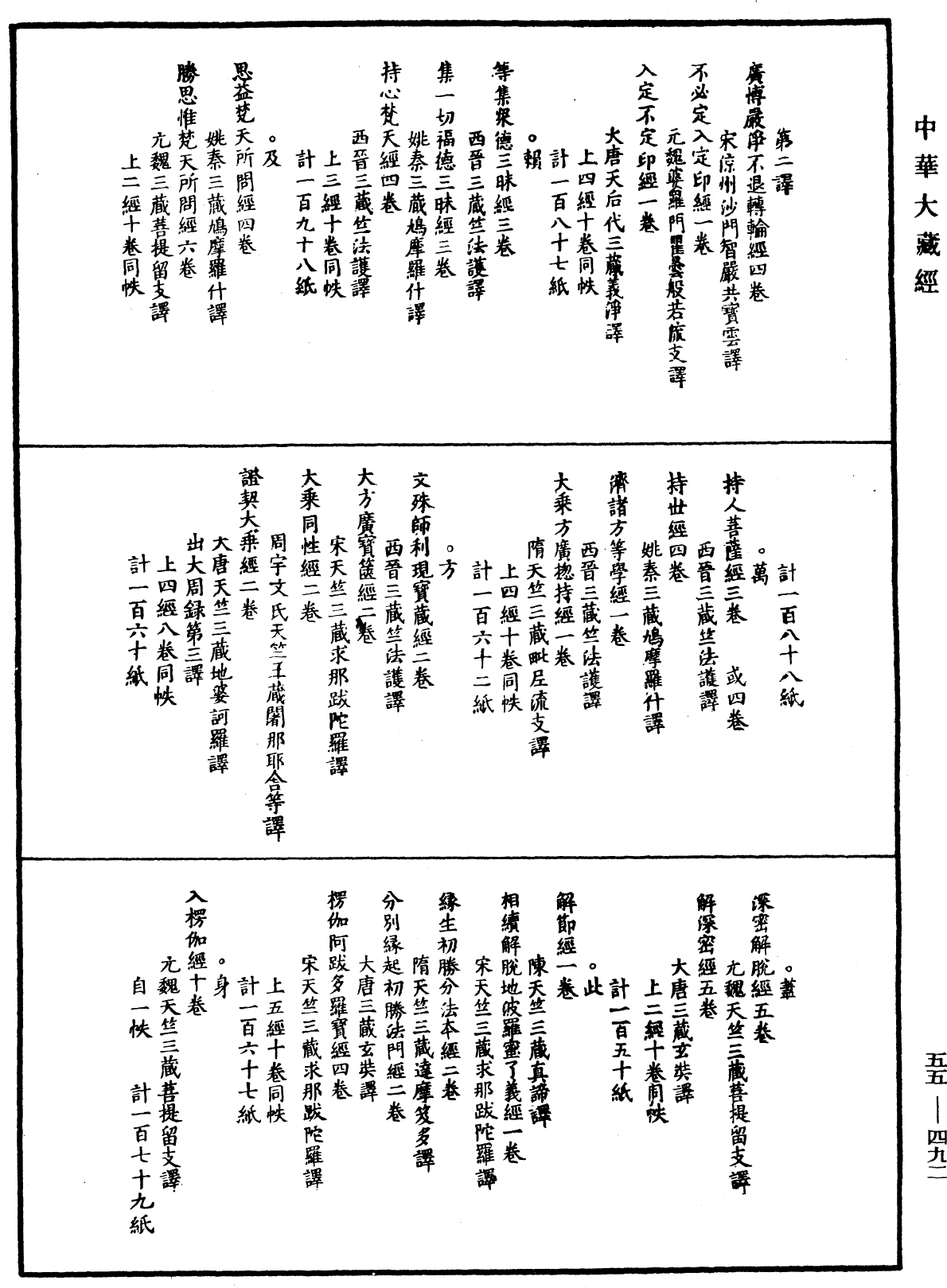 開元釋教錄略出《中華大藏經》_第55冊_第492頁