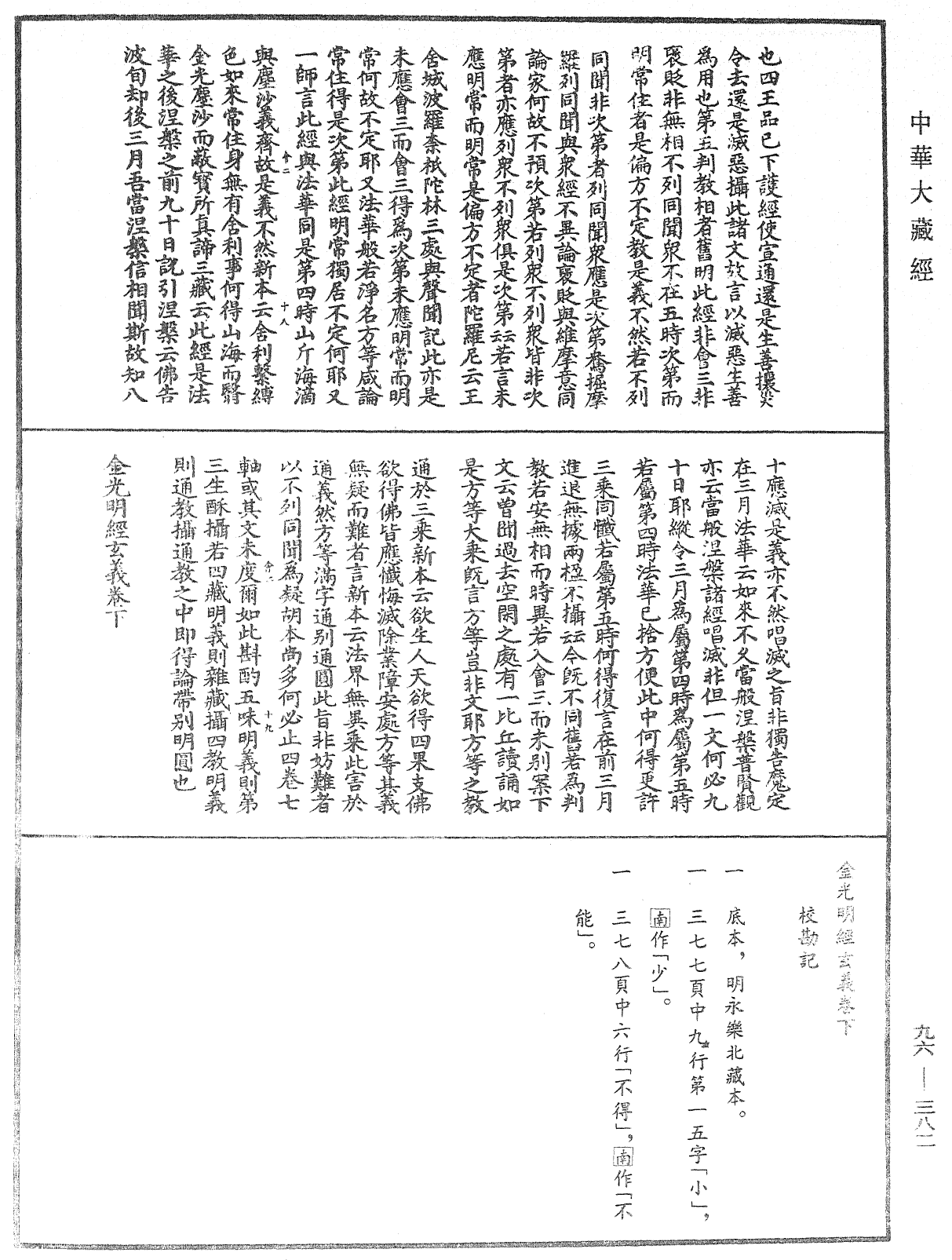 金光明經玄義《中華大藏經》_第96冊_第382頁