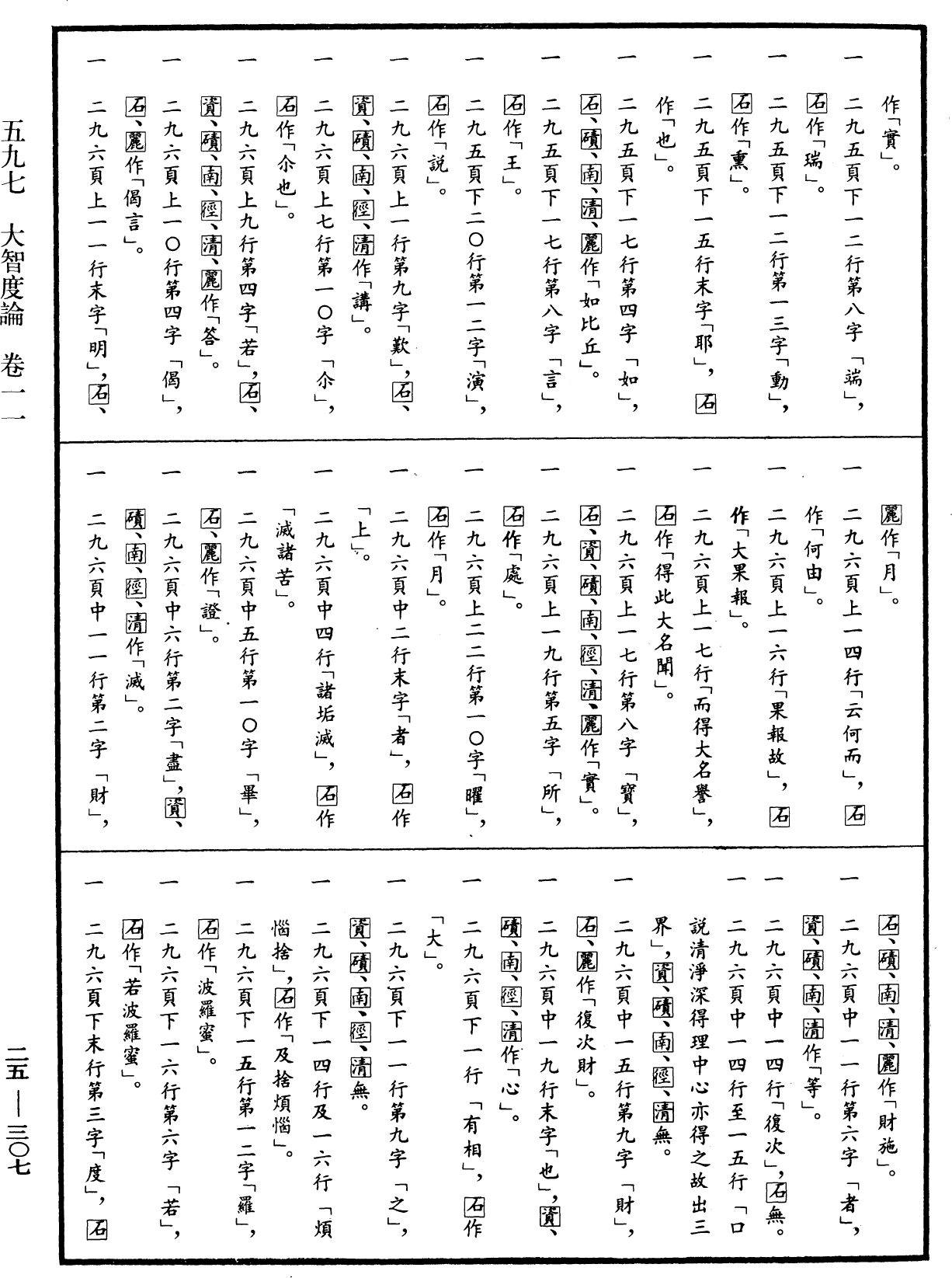 大智度論《中華大藏經》_第25冊_第307頁