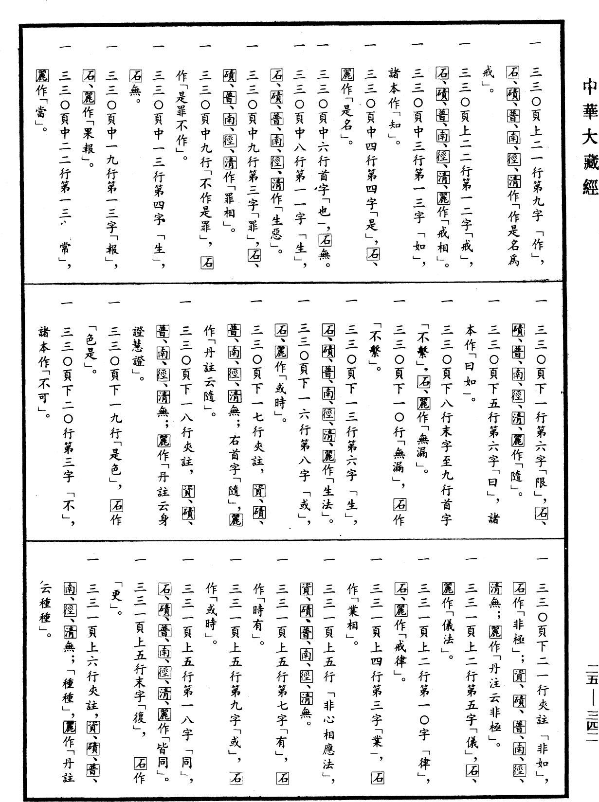 大智度論《中華大藏經》_第25冊_第342頁