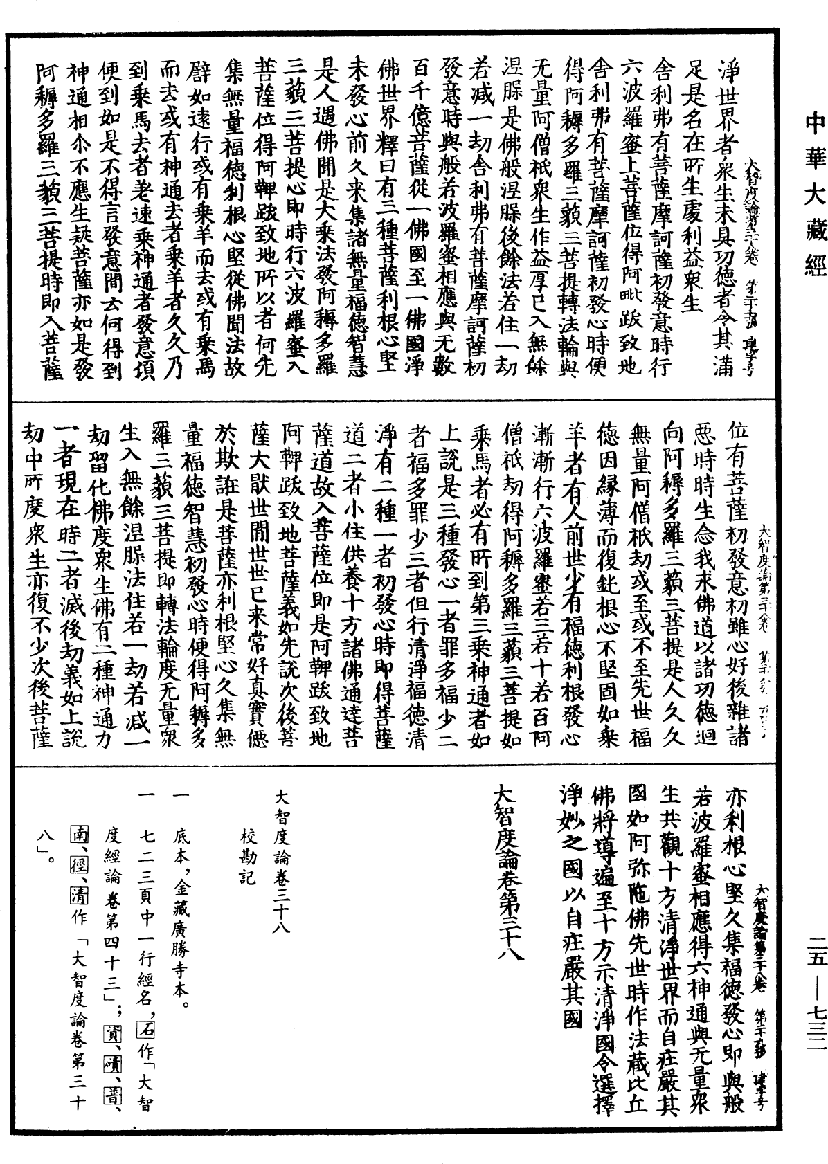 大智度論《中華大藏經》_第25冊_第732頁