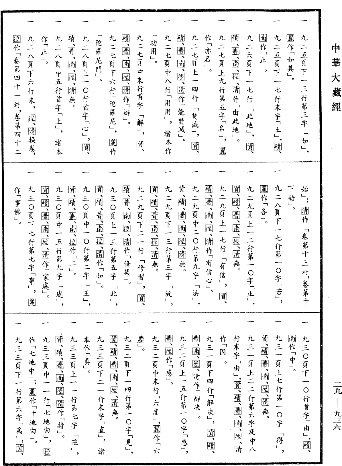 攝大乘論釋《中華大藏經》_第29冊_第0936頁