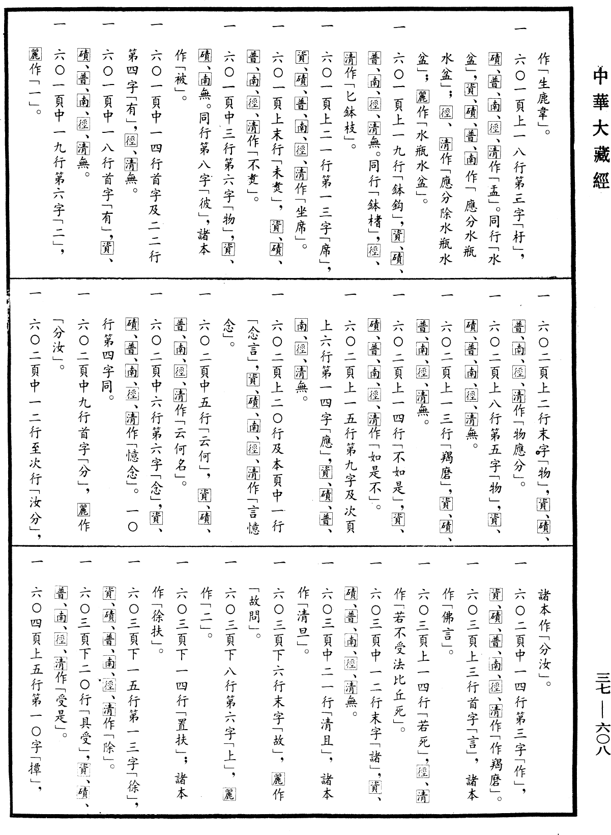 十誦律《中華大藏經》_第37冊_第608頁