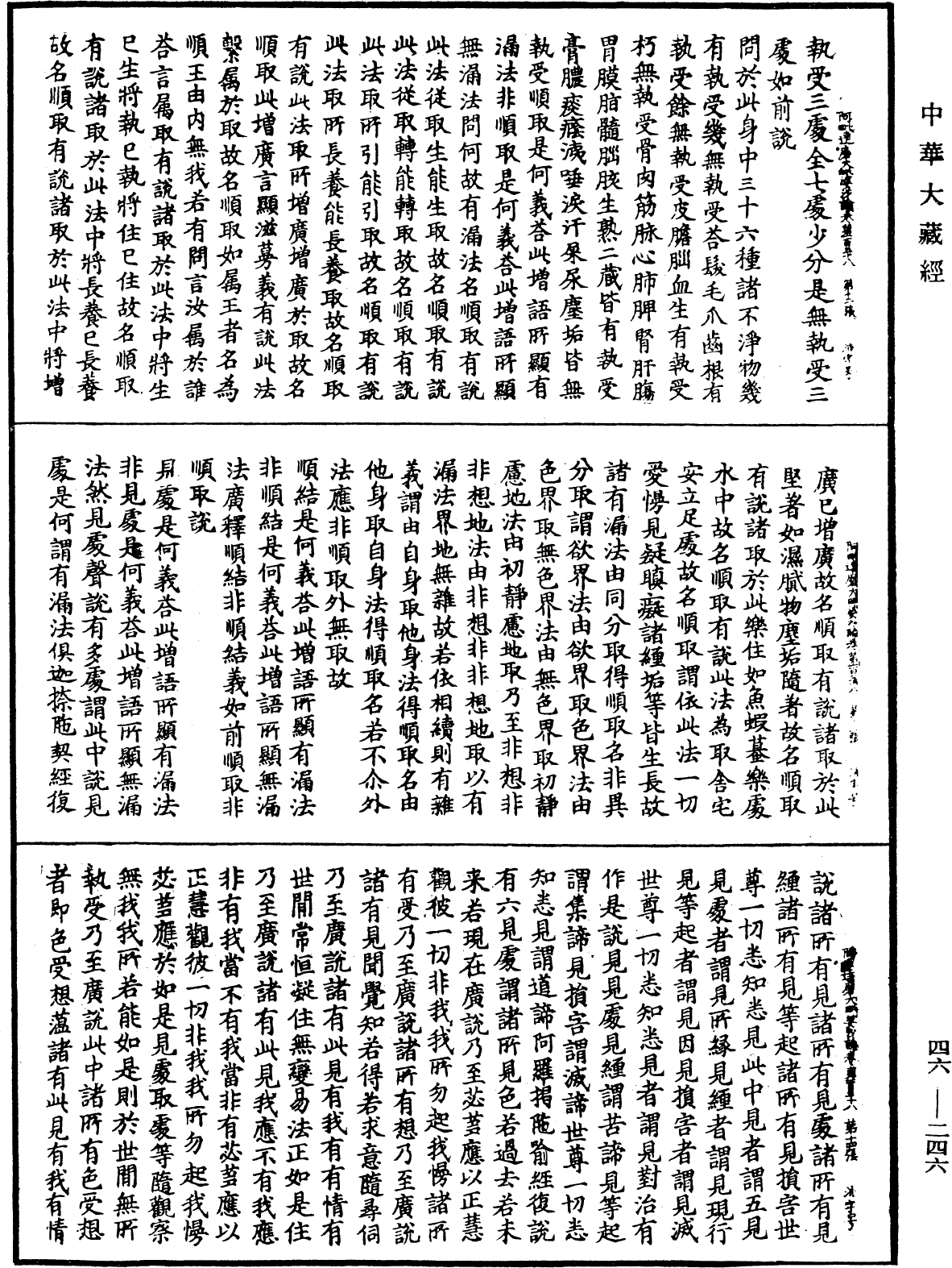 阿毗達磨大毗婆沙論《中華大藏經》_第46冊_第0246頁