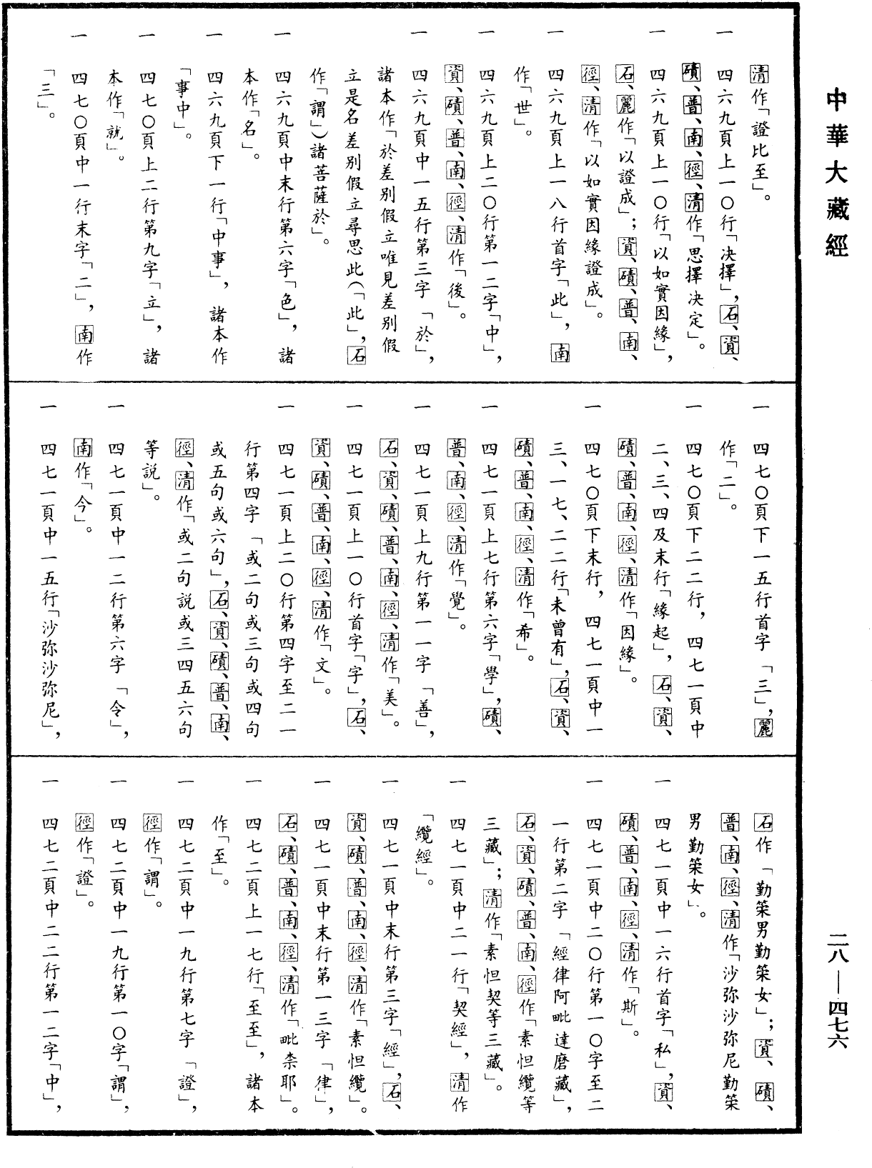 顯揚聖教論《中華大藏經》_第28冊_第0476頁