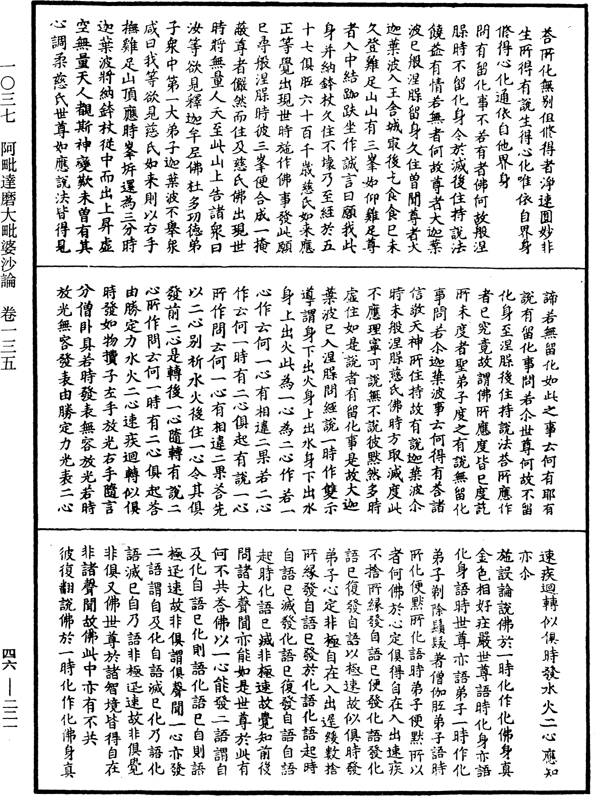 阿毗達磨大毗婆沙論《中華大藏經》_第46冊_第0221頁