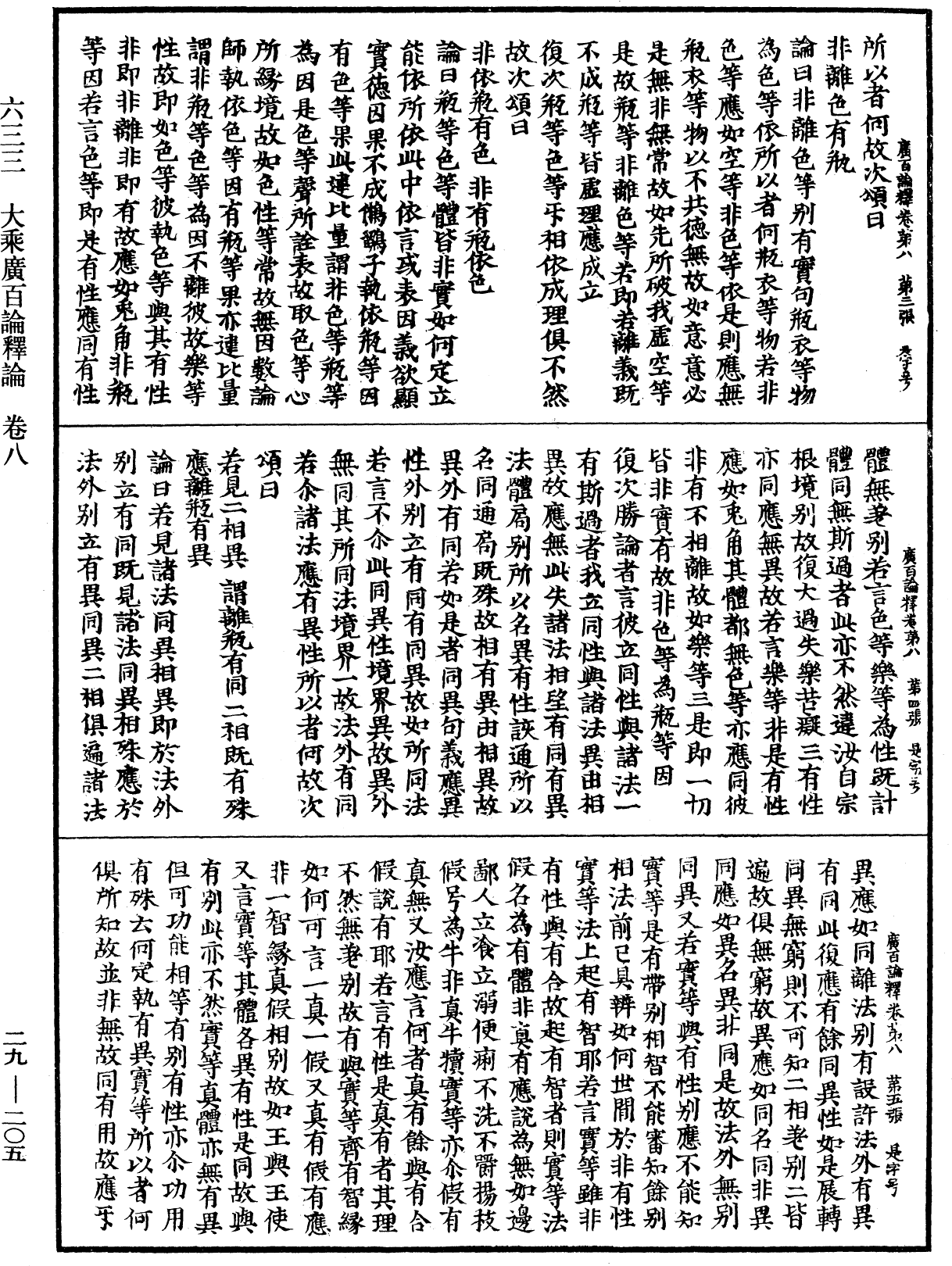 大乘廣百論釋論《中華大藏經》_第29冊_第0205頁