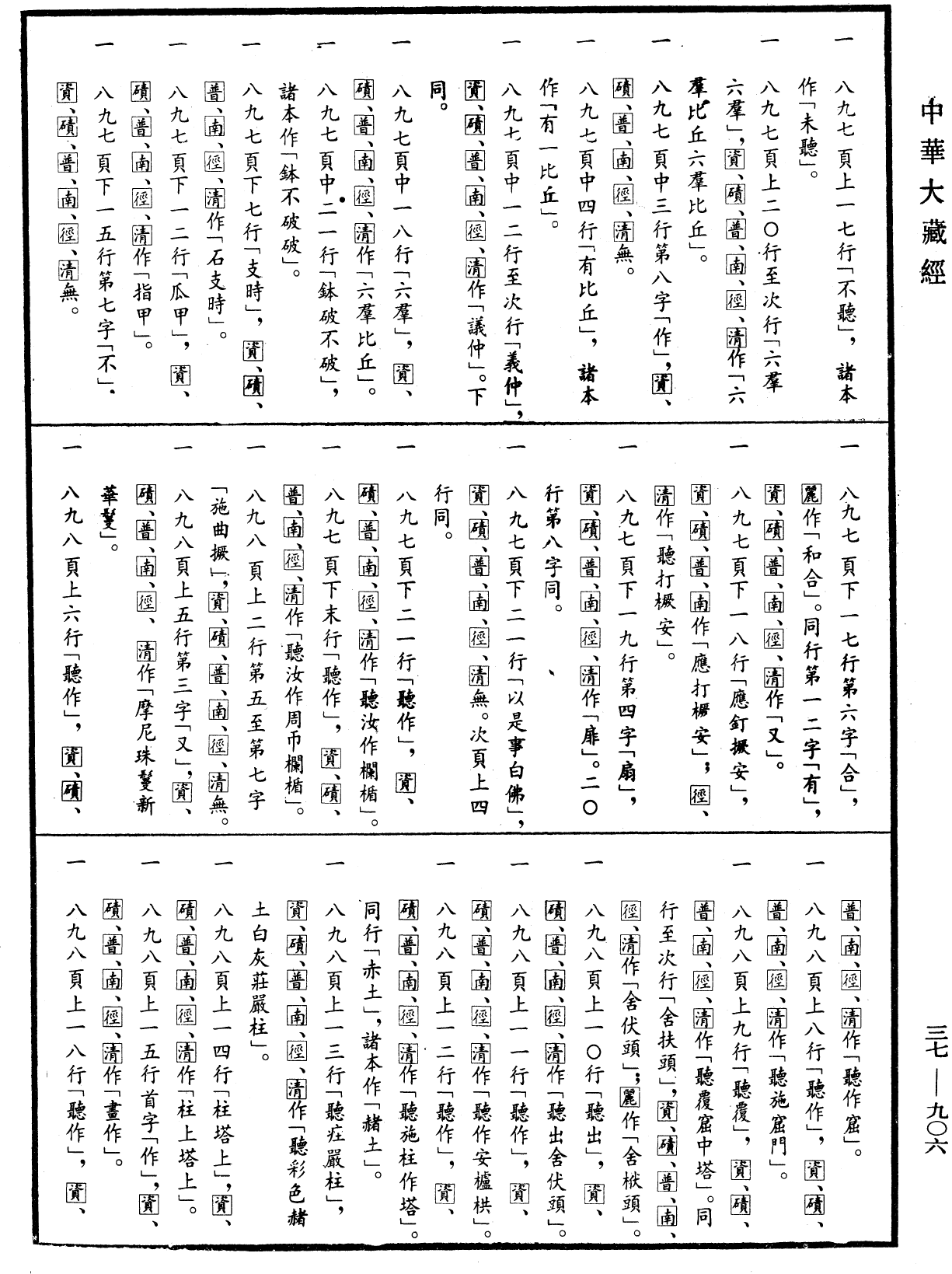 十誦律《中華大藏經》_第37冊_第906頁