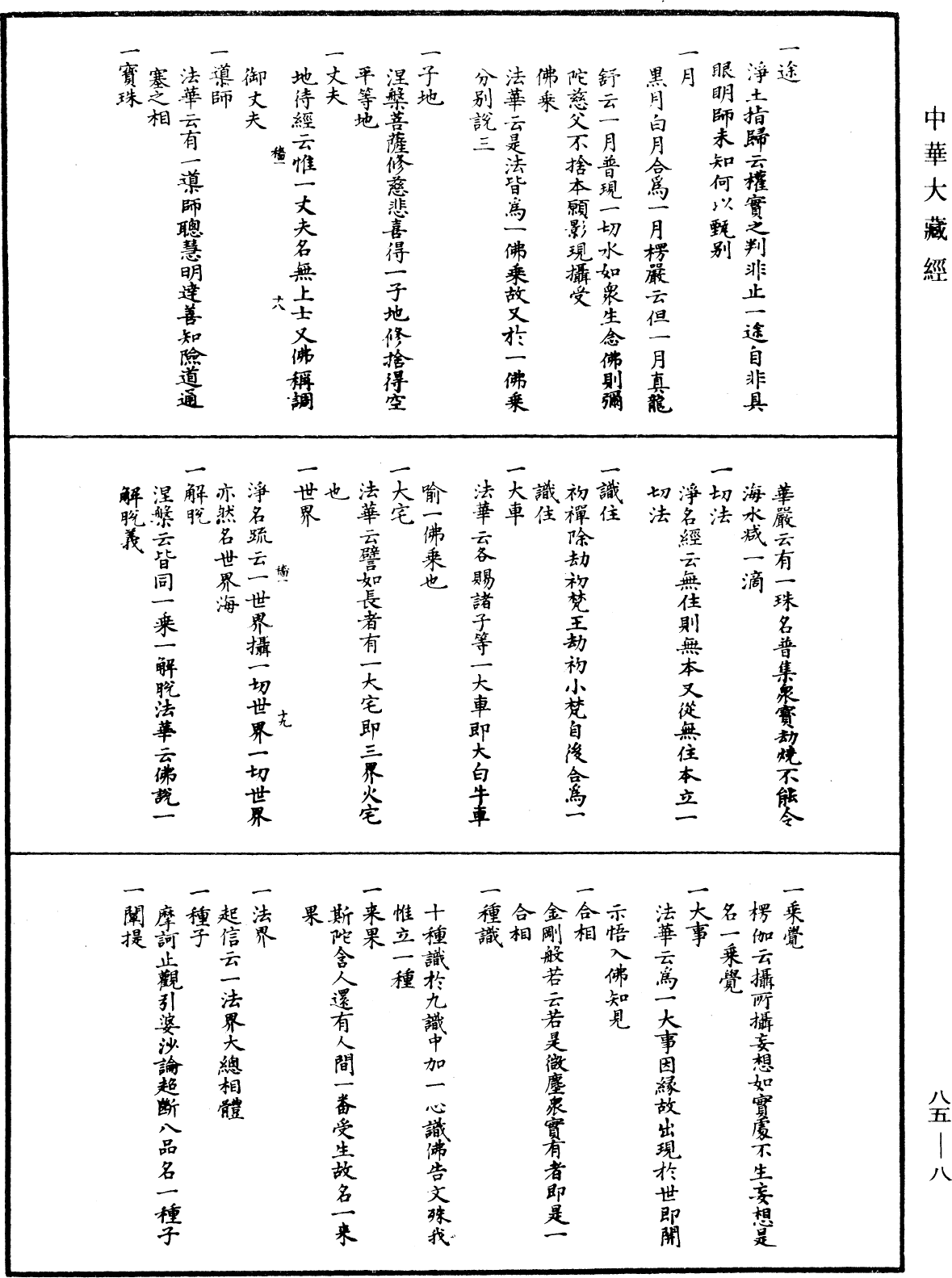 教乘法數《中華大藏經》_第85冊_第0008頁