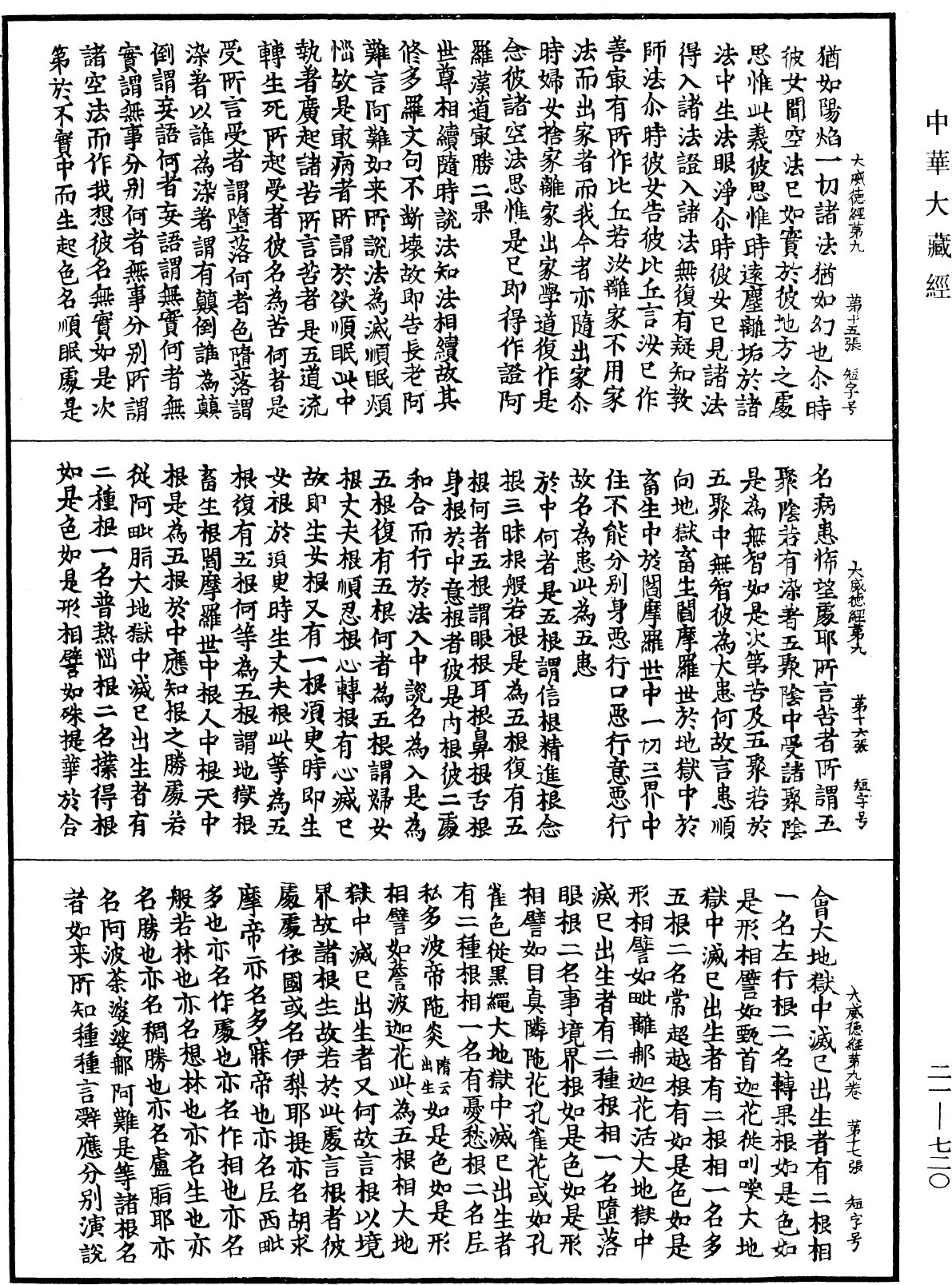 大威德陀羅尼經《中華大藏經》_第21冊_第720頁