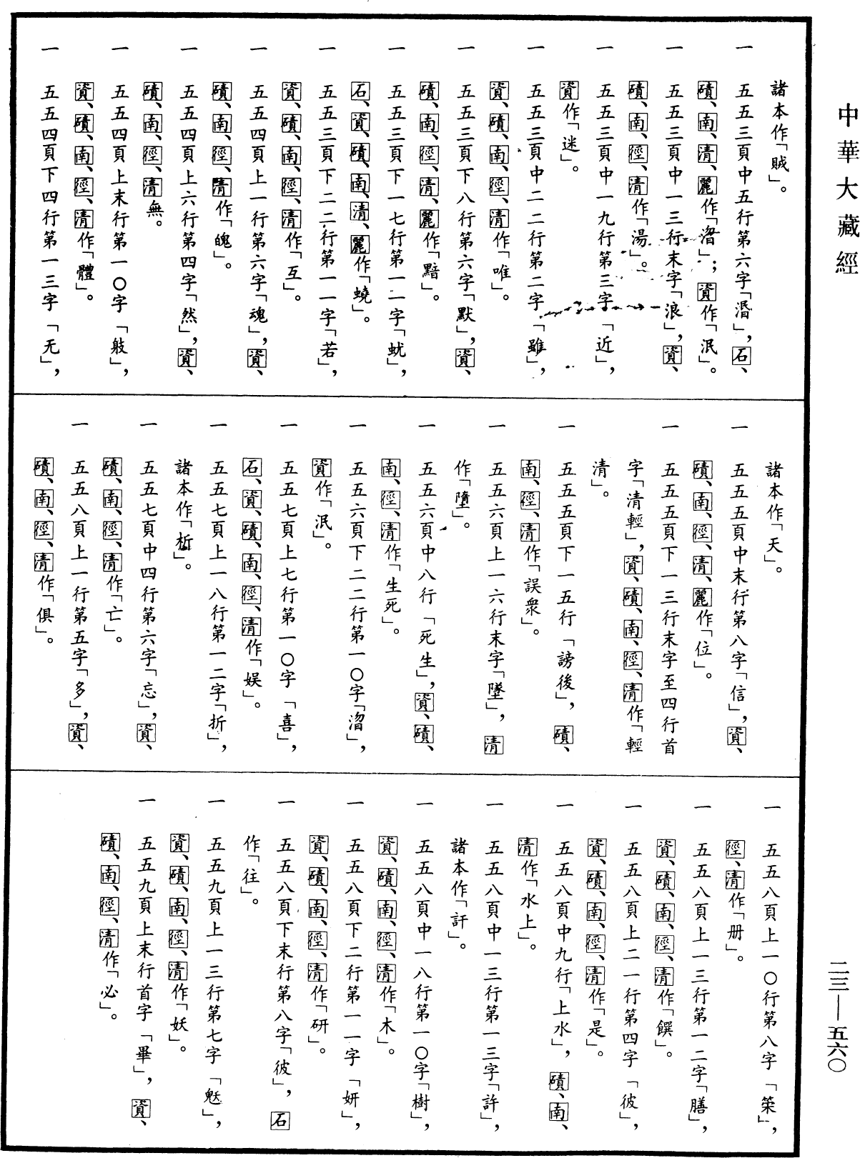 大佛頂如來密因修證了義諸菩薩萬行首楞嚴經《中華大藏經》_第23冊_第560頁