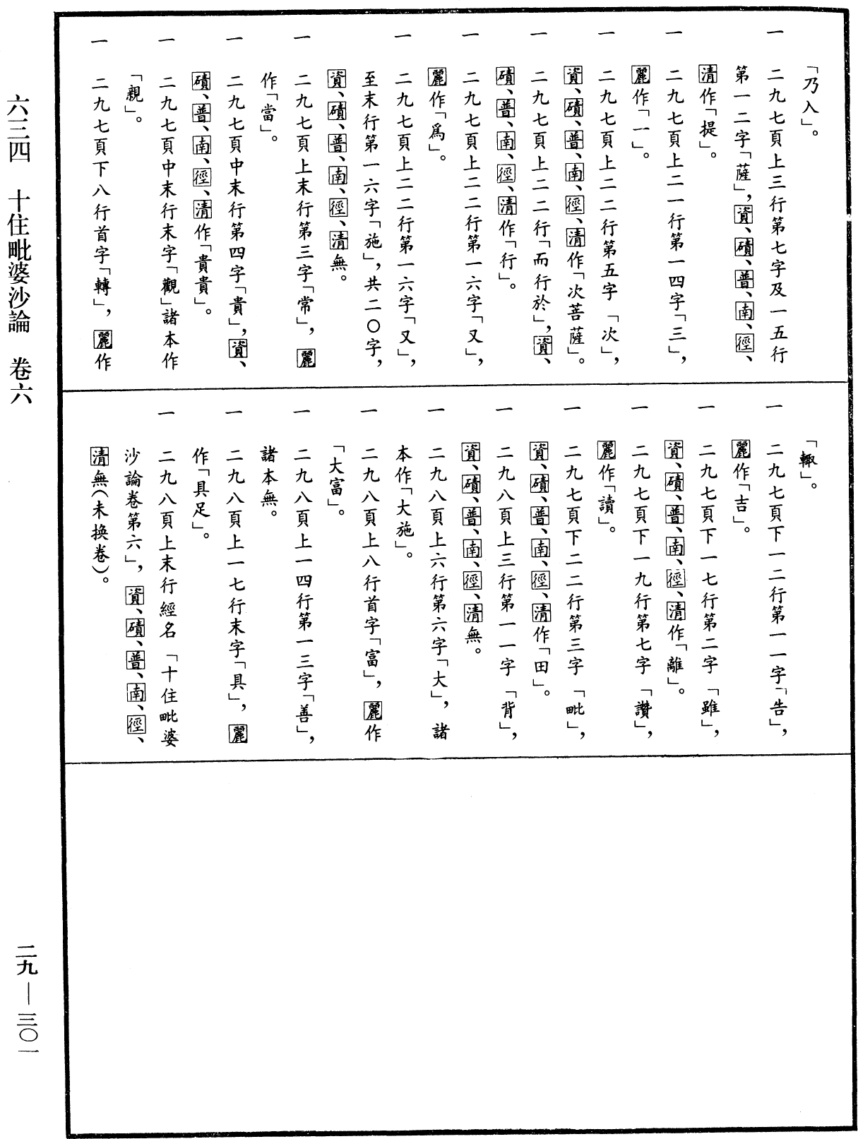 十住毗婆沙論《中華大藏經》_第29冊_第0301頁6