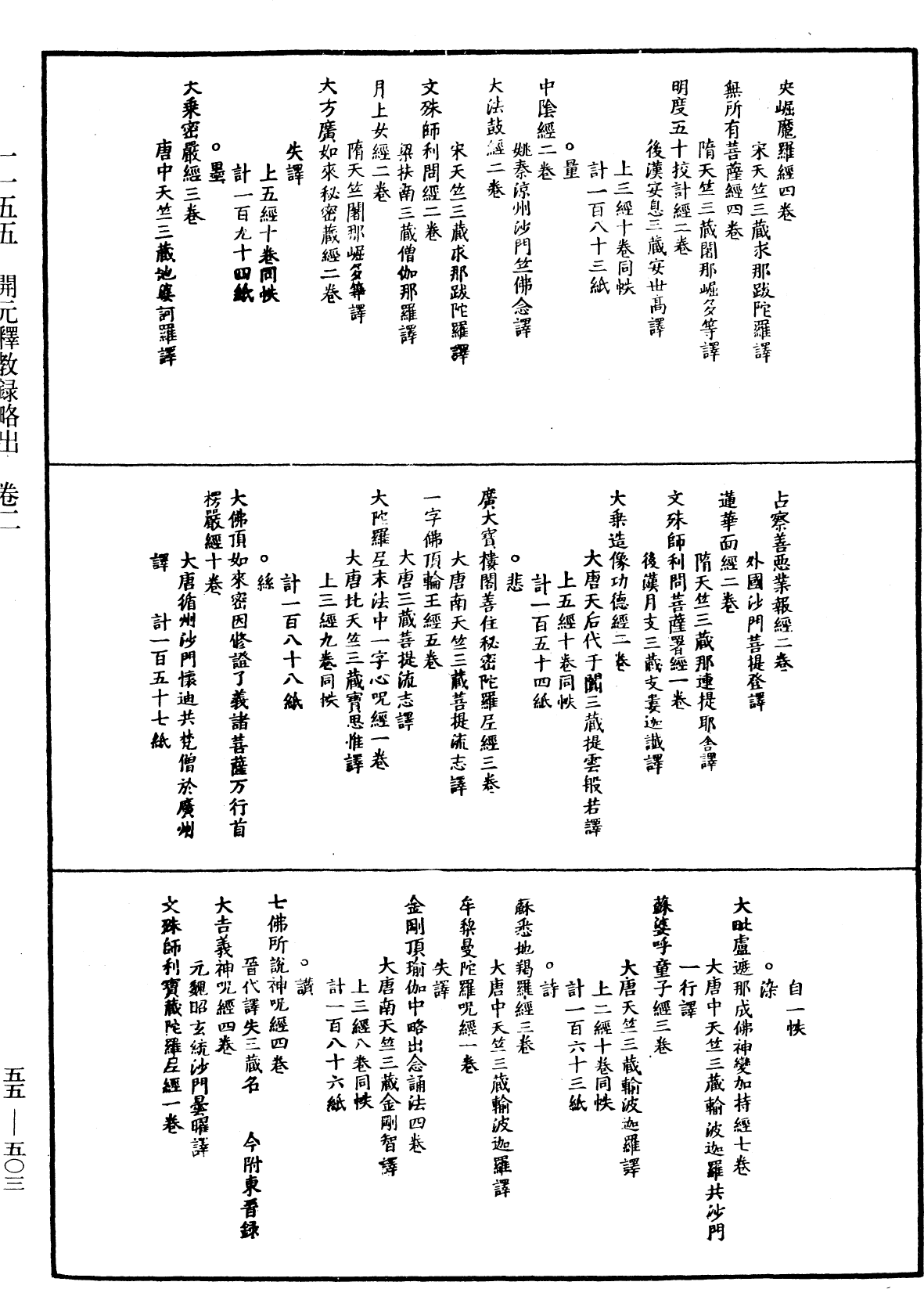 開元釋教錄略出《中華大藏經》_第55冊_第503頁