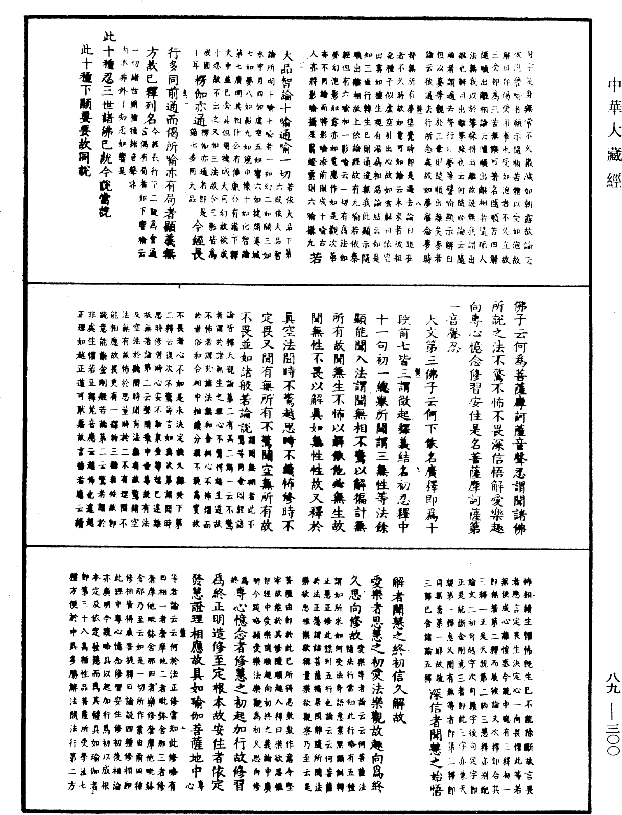 大方廣佛華嚴經疏鈔會本《中華大藏經》_第89冊_第300頁