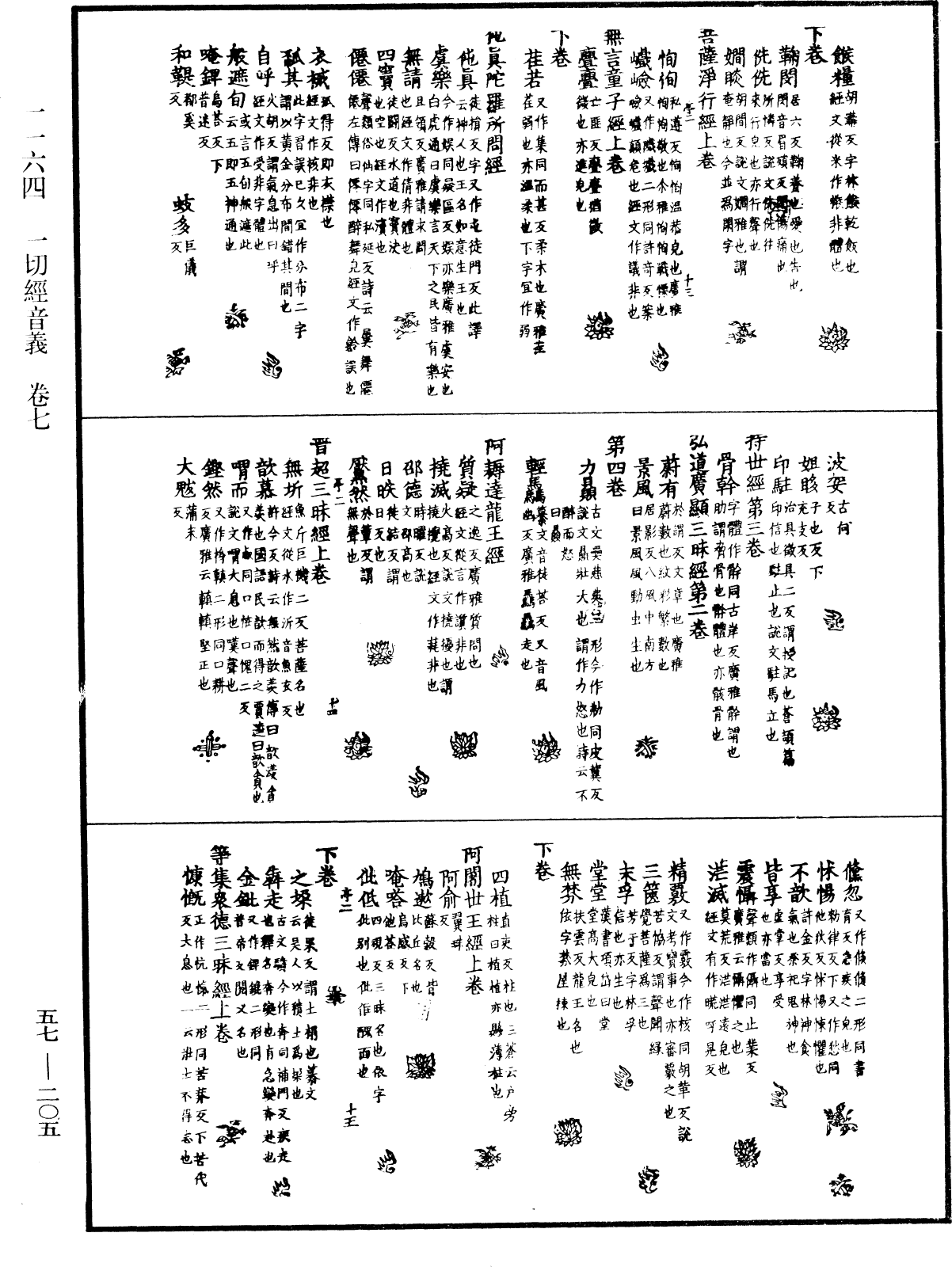 一切經音義《中華大藏經》_第57冊_第0205頁