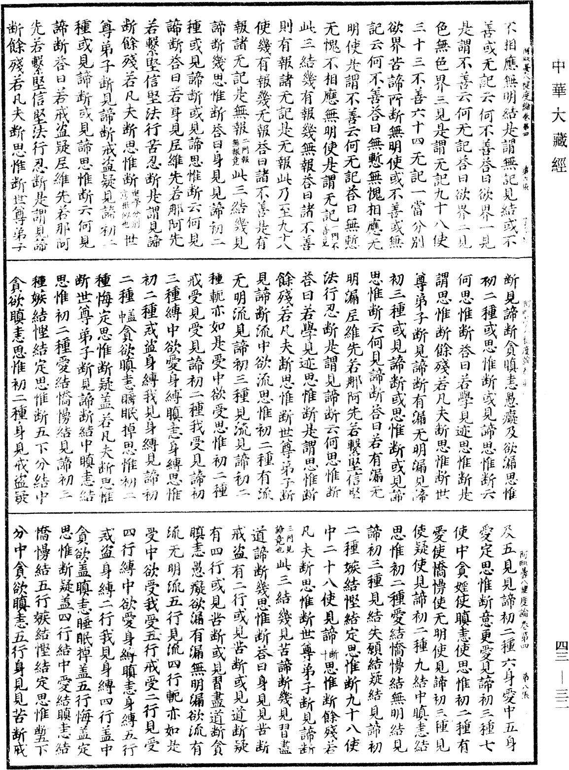 阿毗曇八犍度論《中華大藏經》_第43冊_第032頁