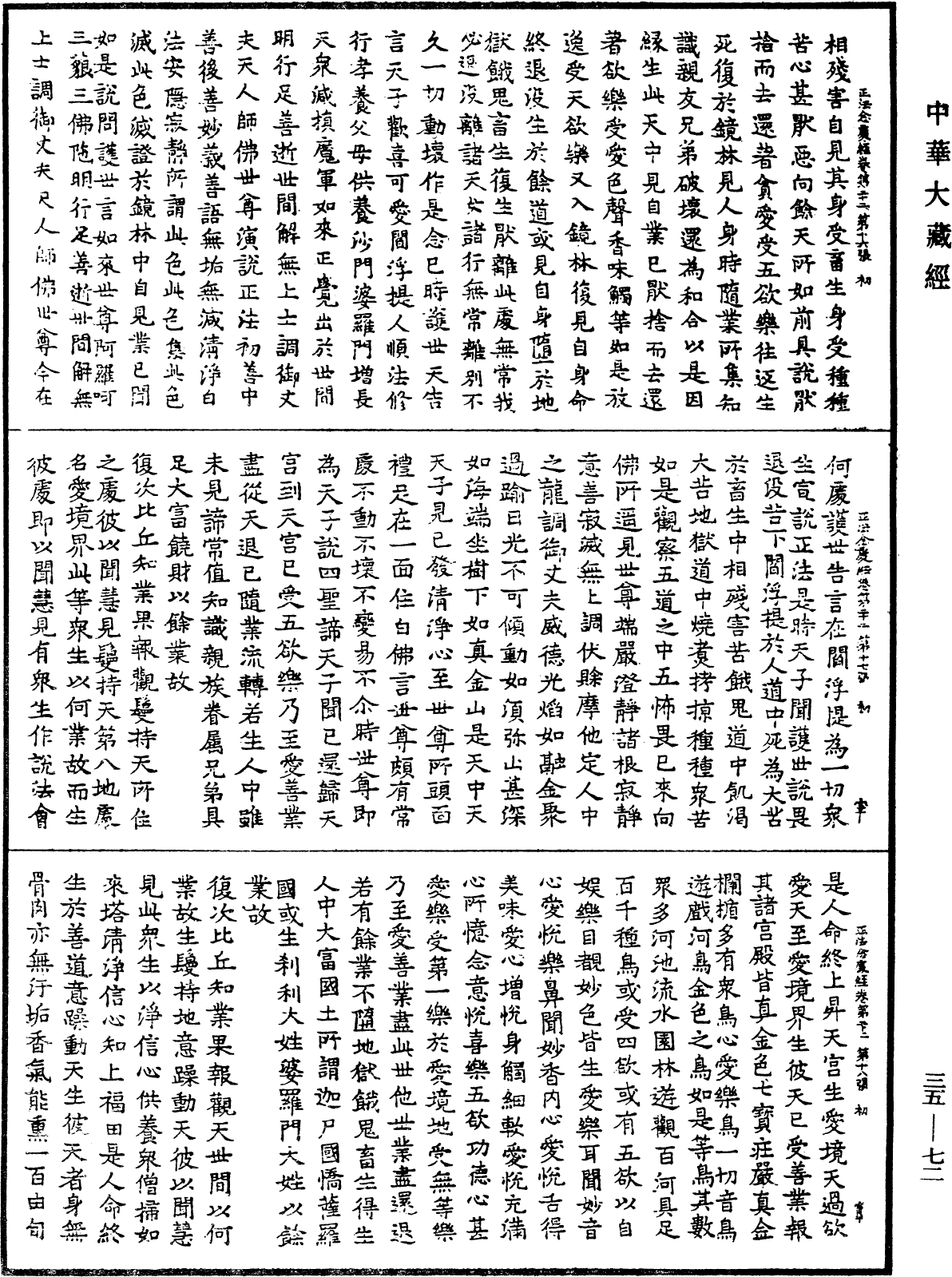 正法念處經《中華大藏經》_第35冊_第0072頁