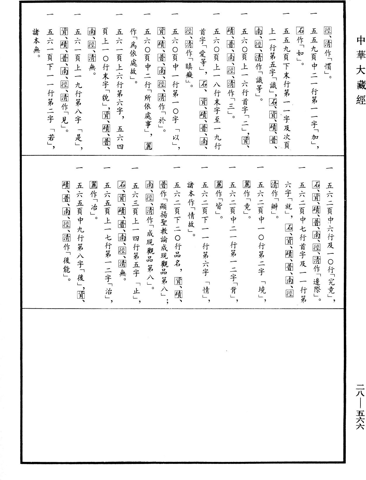 顯揚聖教論《中華大藏經》_第28冊_第0566頁16