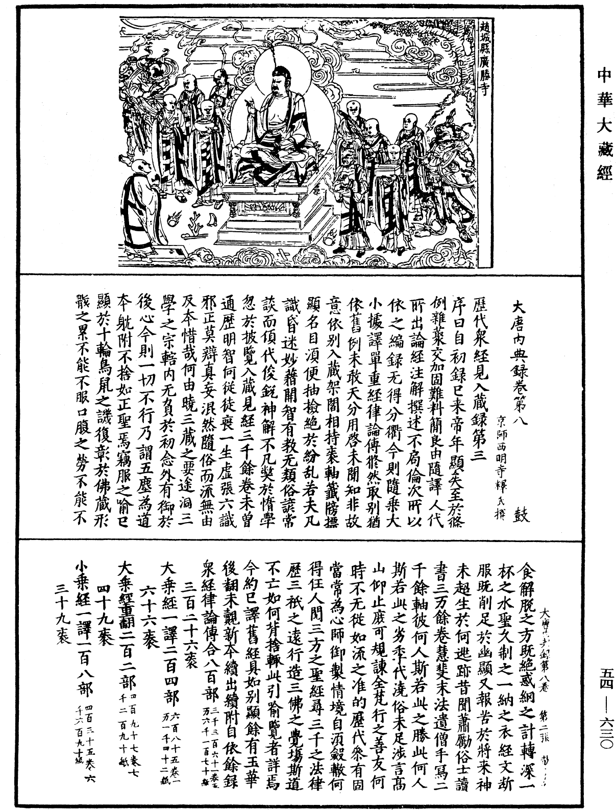 大唐內典錄《中華大藏經》_第54冊_第630頁