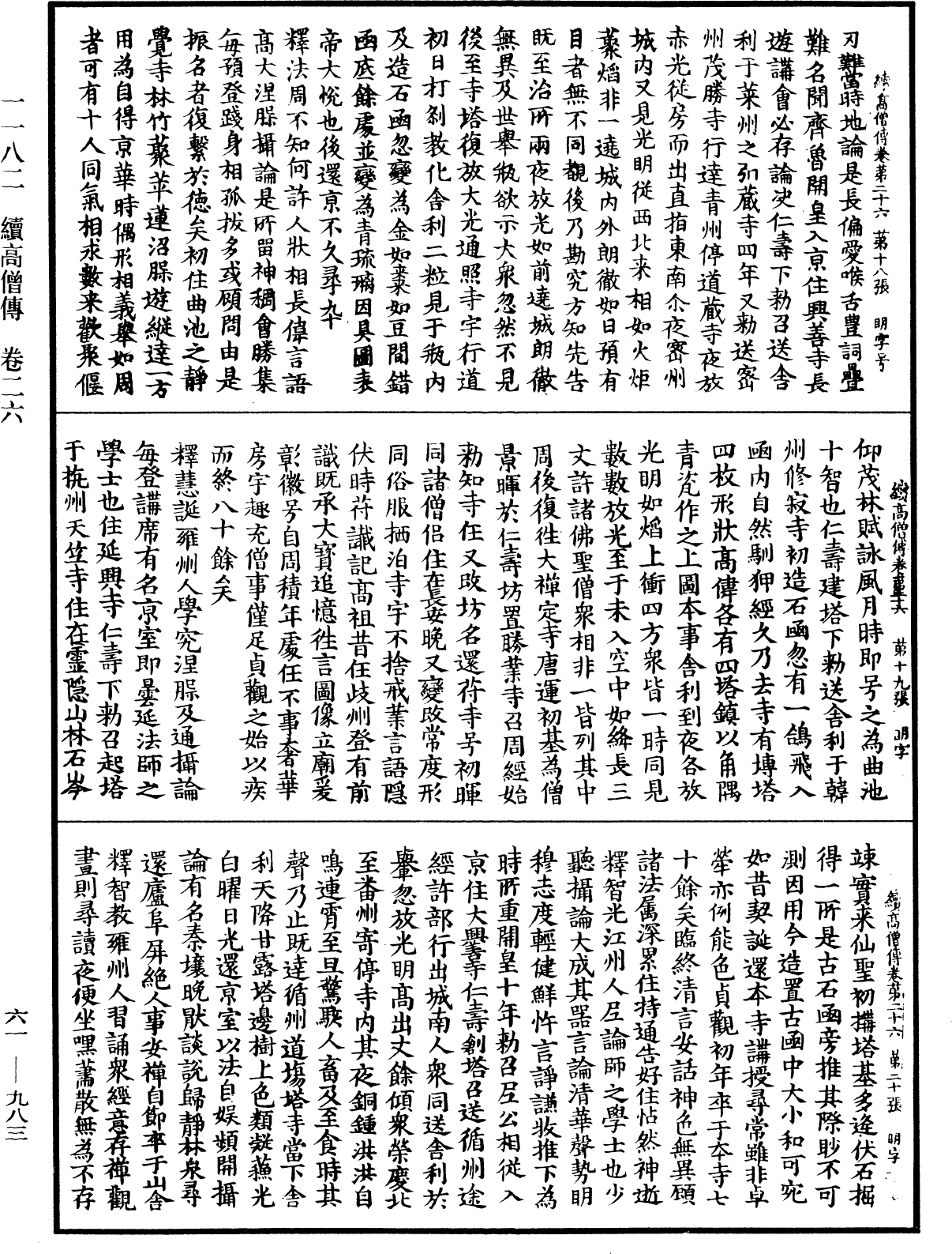 續高僧傳《中華大藏經》_第61冊_第0983頁