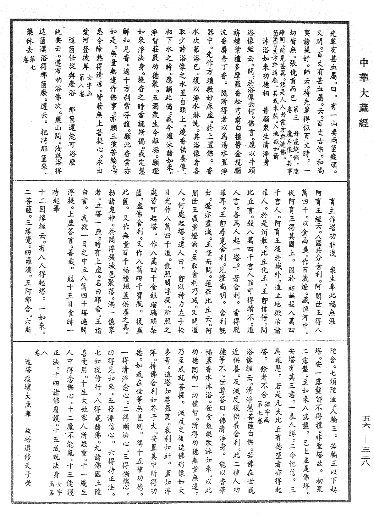 大藏一览集《中华大藏经》_第56册_第0338页