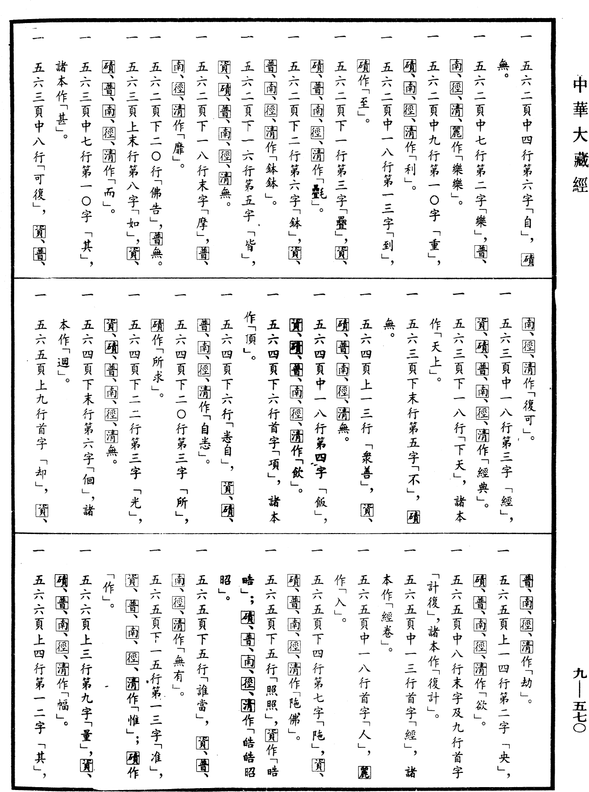 佛說阿彌陀三耶三佛薩樓佛檀過度人道經《中華大藏經》_第9冊_第0570頁