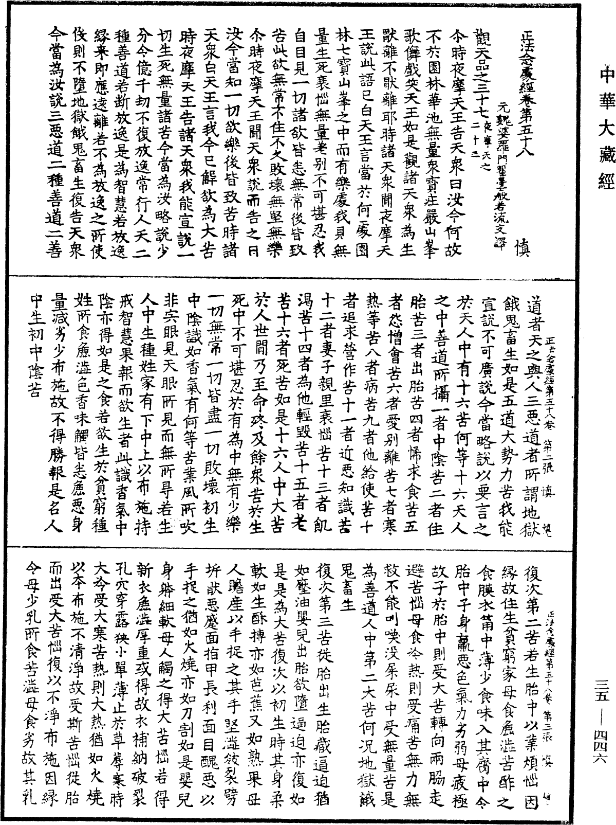 正法念處經《中華大藏經》_第35冊_第0446頁