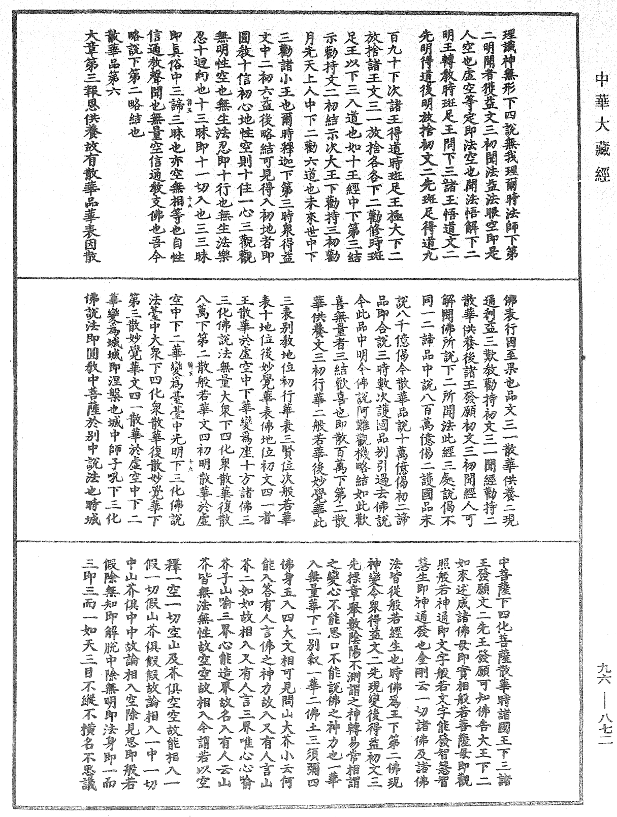 仁王護國般若經疏《中華大藏經》_第96冊_第872頁