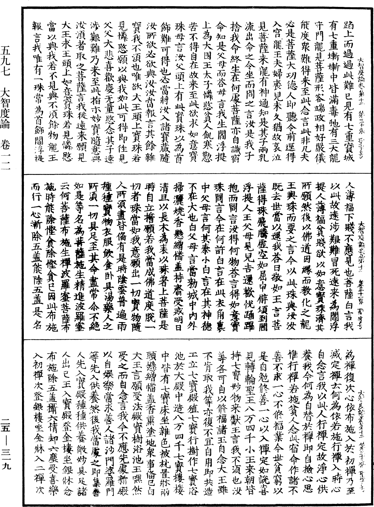 大智度論《中華大藏經》_第25冊_第319頁