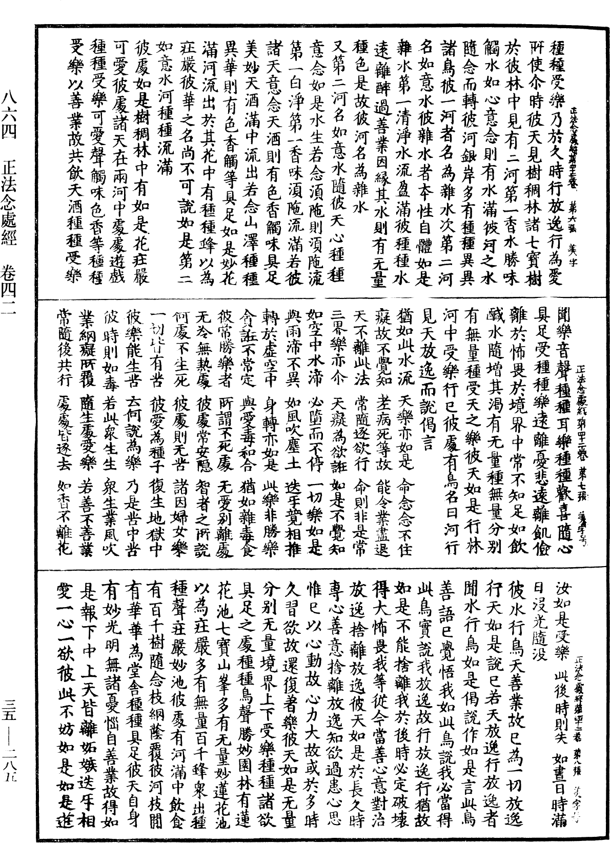 正法念處經《中華大藏經》_第35冊_第0285頁