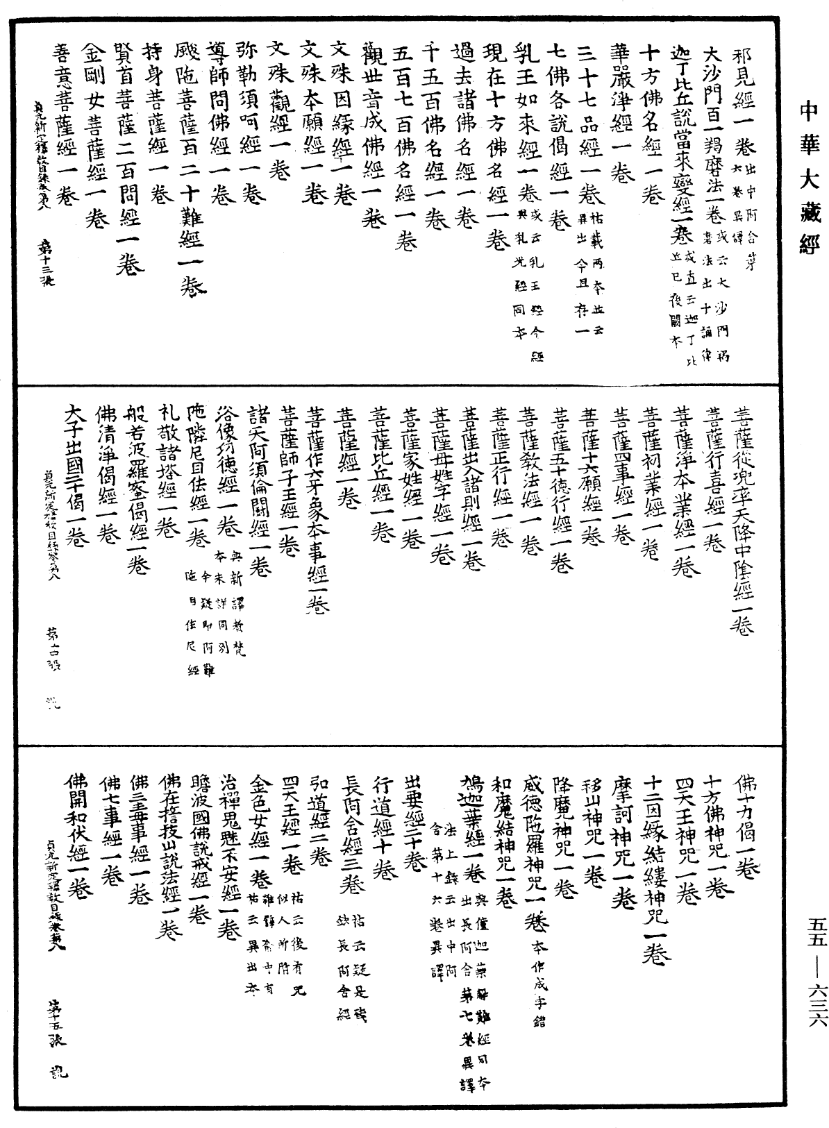 貞元新定釋教目錄《中華大藏經》_第55冊_第636頁