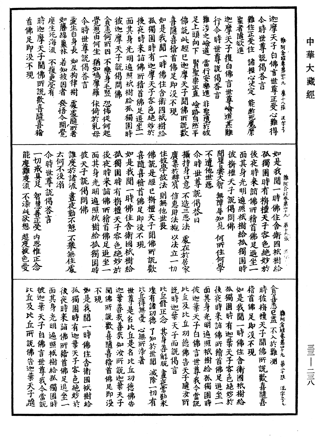 雜阿含經《中華大藏經》_第33冊_第0238頁