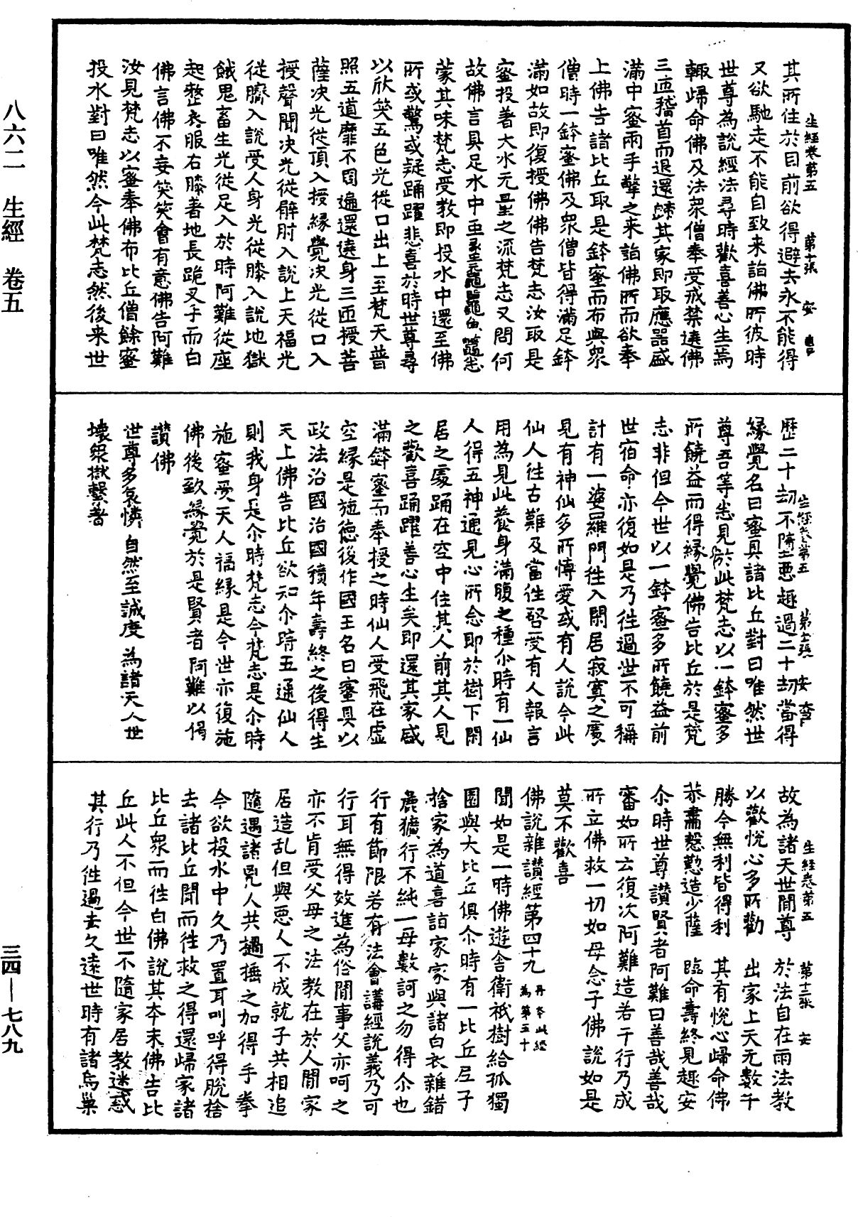 生經《中華大藏經》_第34冊_第0789頁