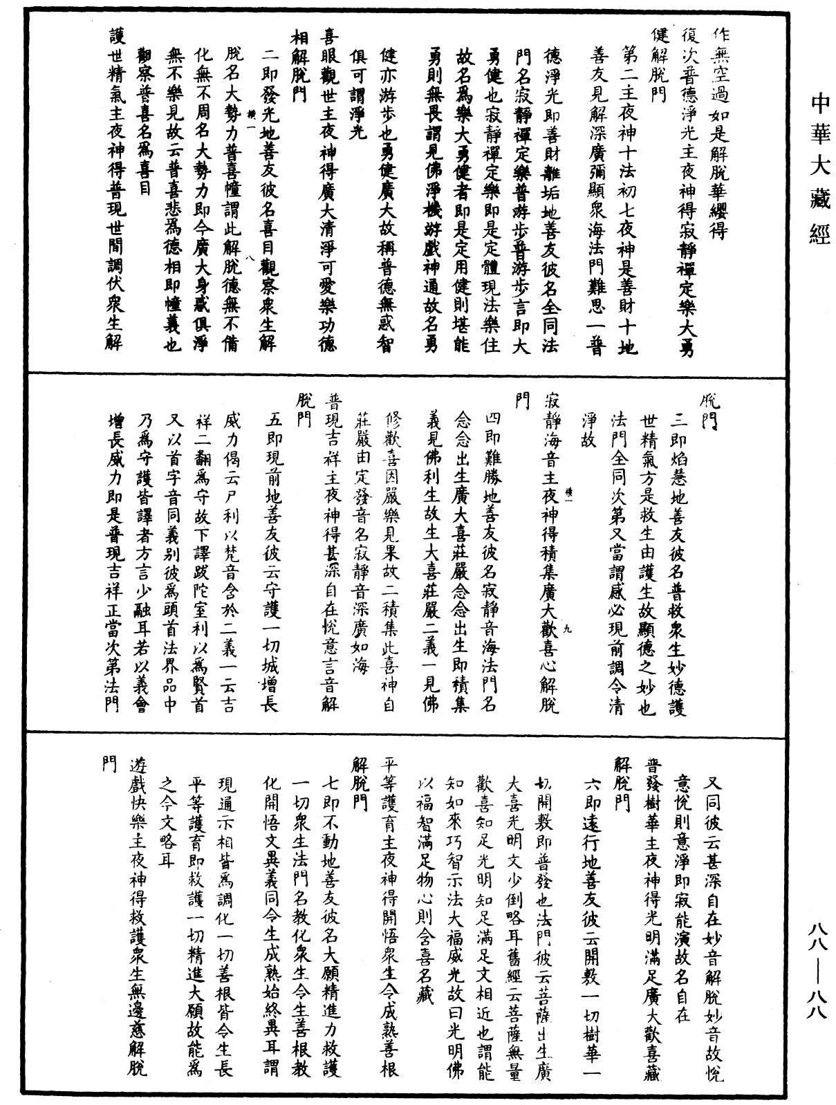 大方廣佛華嚴經疏鈔會本《中華大藏經》_第88冊_第088頁