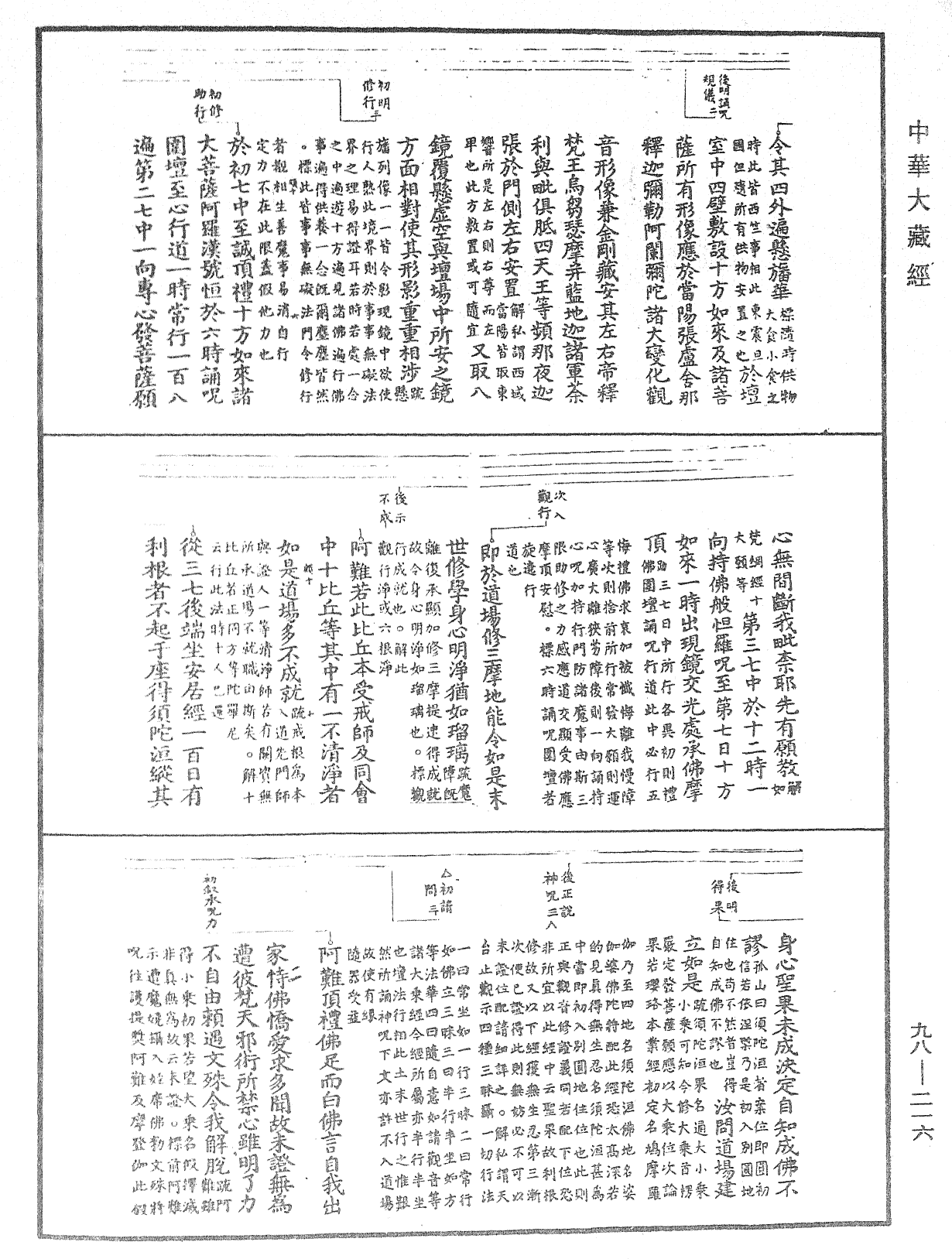 首楞严经义海《中华大藏经》_第98册_第216页