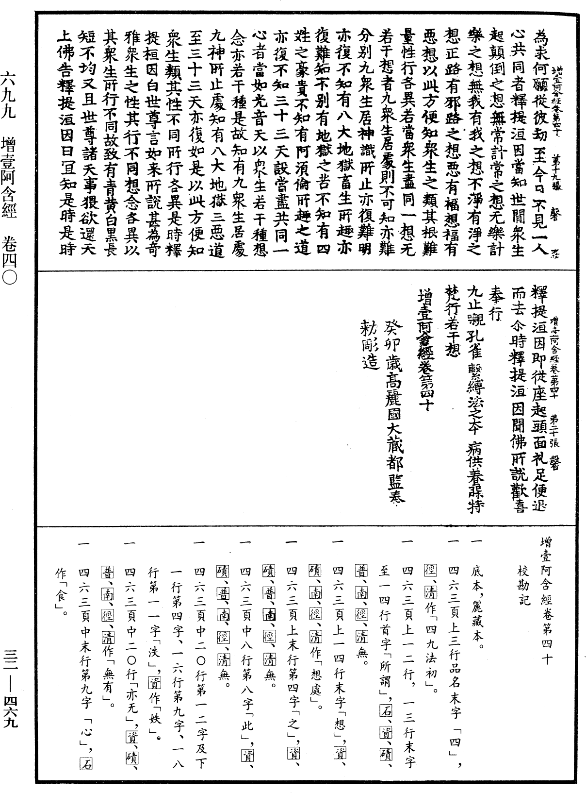 增壹阿含經《中華大藏經》_第32冊_第0469頁