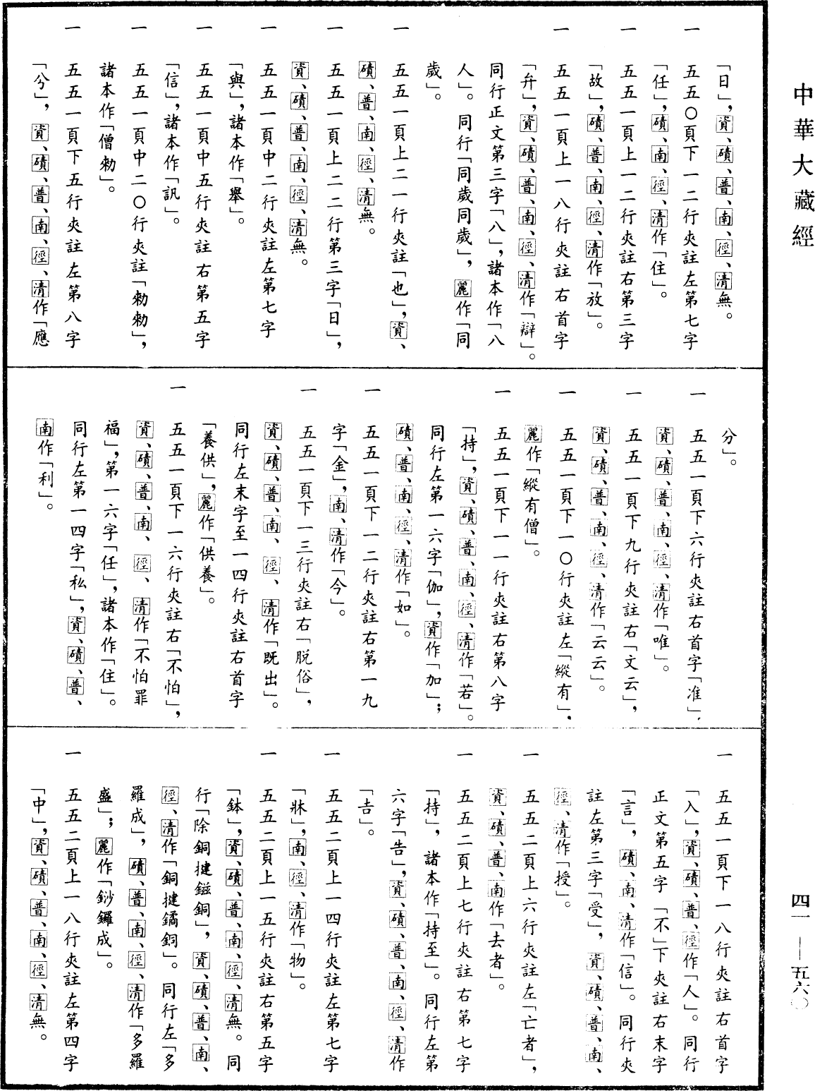 彌沙塞羯磨本《中華大藏經》_第41冊_第560頁