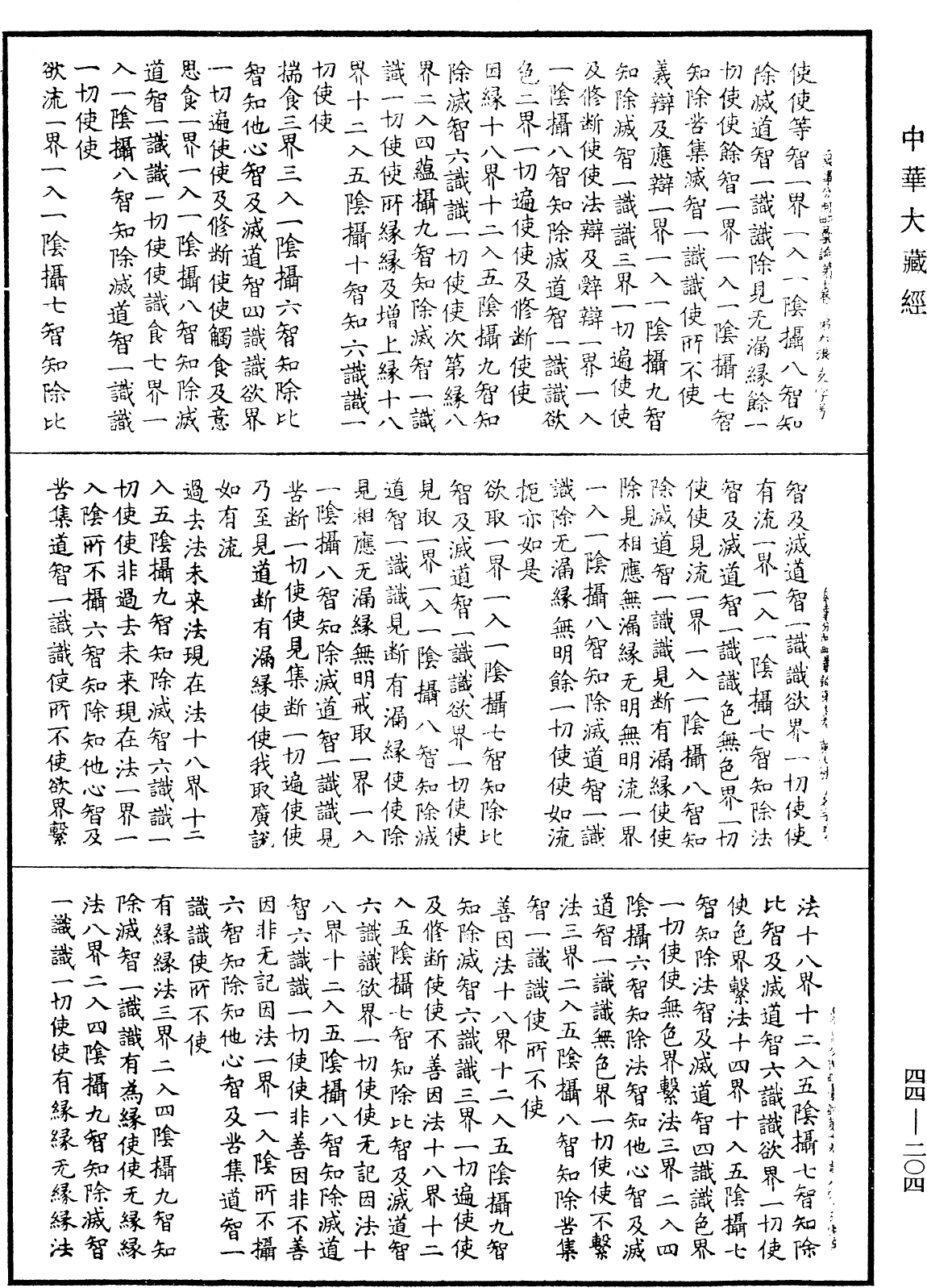 眾事分阿毗曇論《中華大藏經》_第44冊_第0204頁