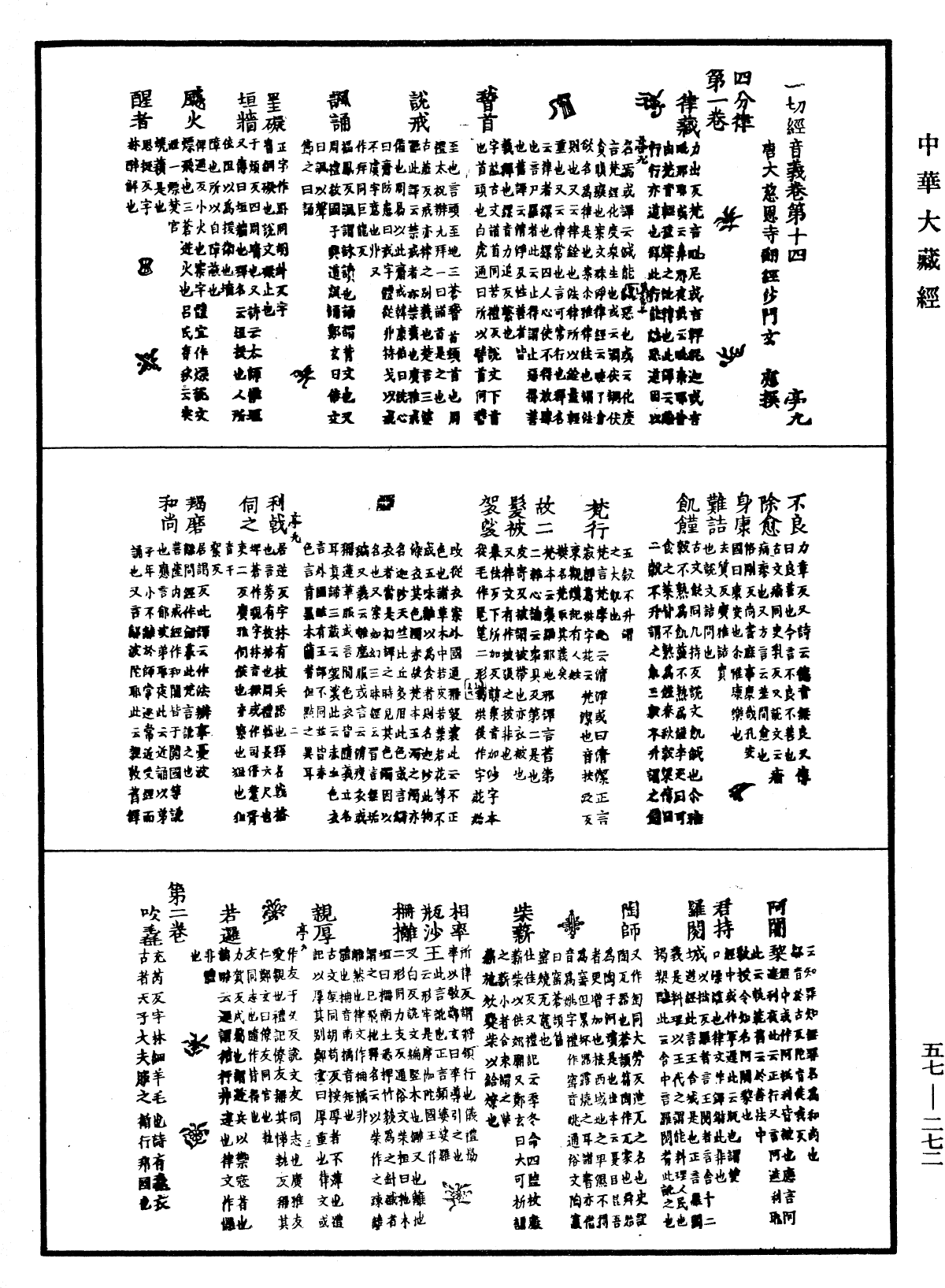 一切經音義《中華大藏經》_第57冊_第0272頁