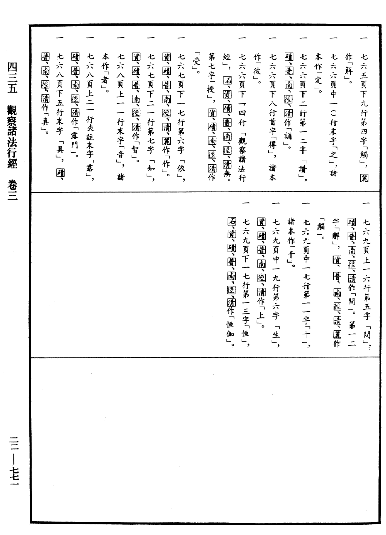 觀察諸法行經《中華大藏經》_第22冊_第771頁3